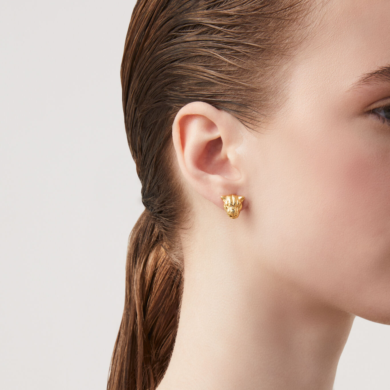 Leopard Head Earrings