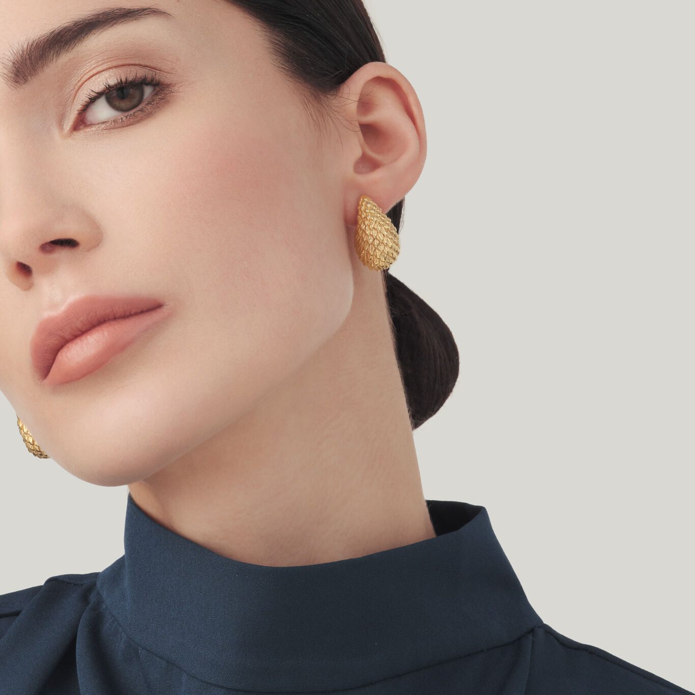 Snake Droplet Small Earrings