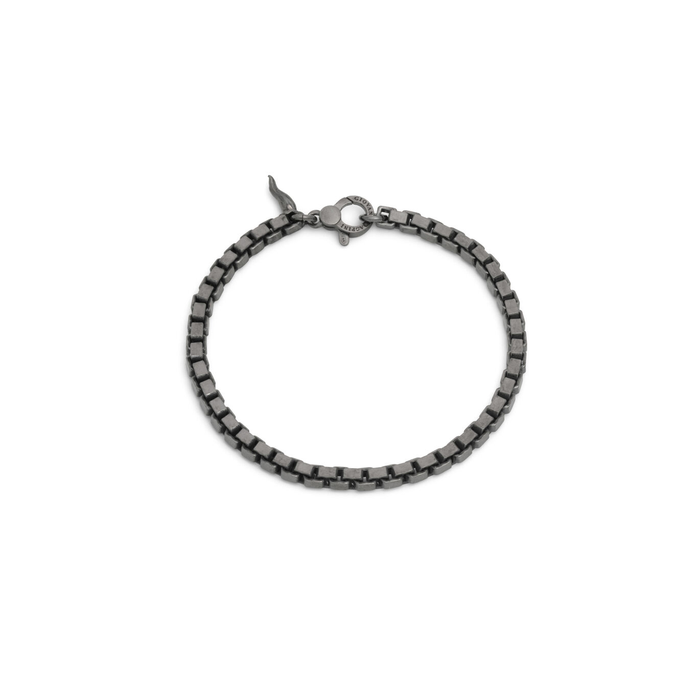 Bracelet En Maille Carr&eacute;e Black