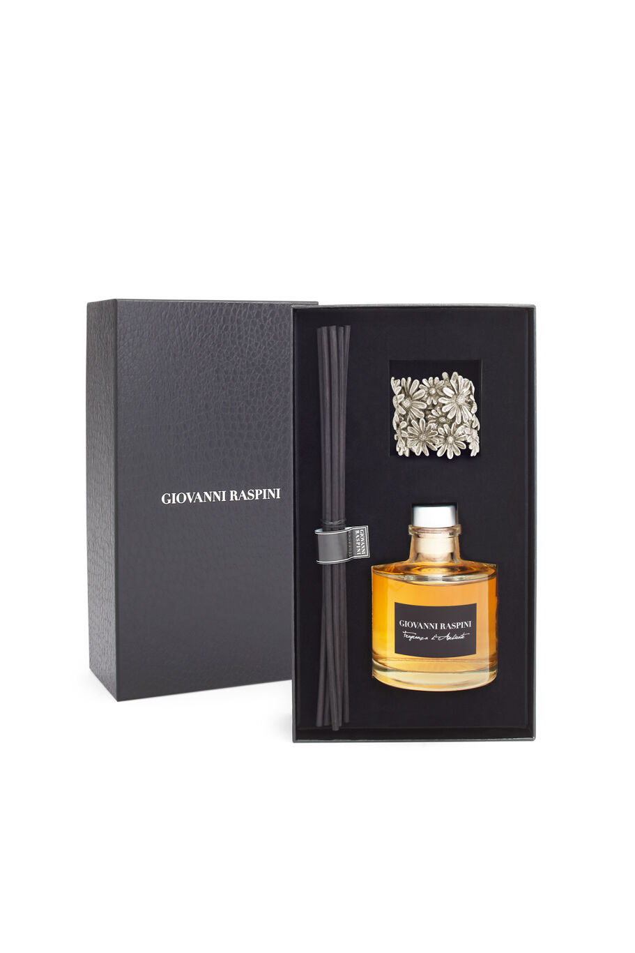 Diffuseur Marguerites, Parfum d&rsquo;int&eacute;rieur Polvere di Iris avec d&eacute;coration en bronzobianco_image number 3_Giovanni Raspini