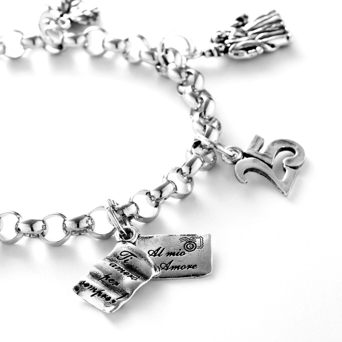 Шарм Love Letter &laquo;Amore&raquo;, Шарм из серебра 925 пробы_image number 2_Giovanni Raspini