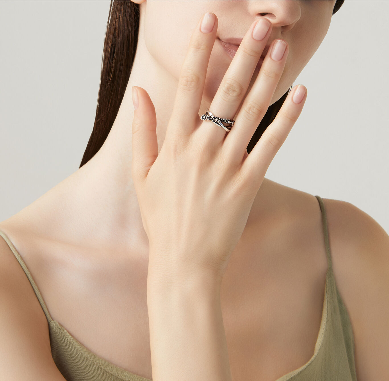 Bague mini Perlage, petit mod&egrave;le