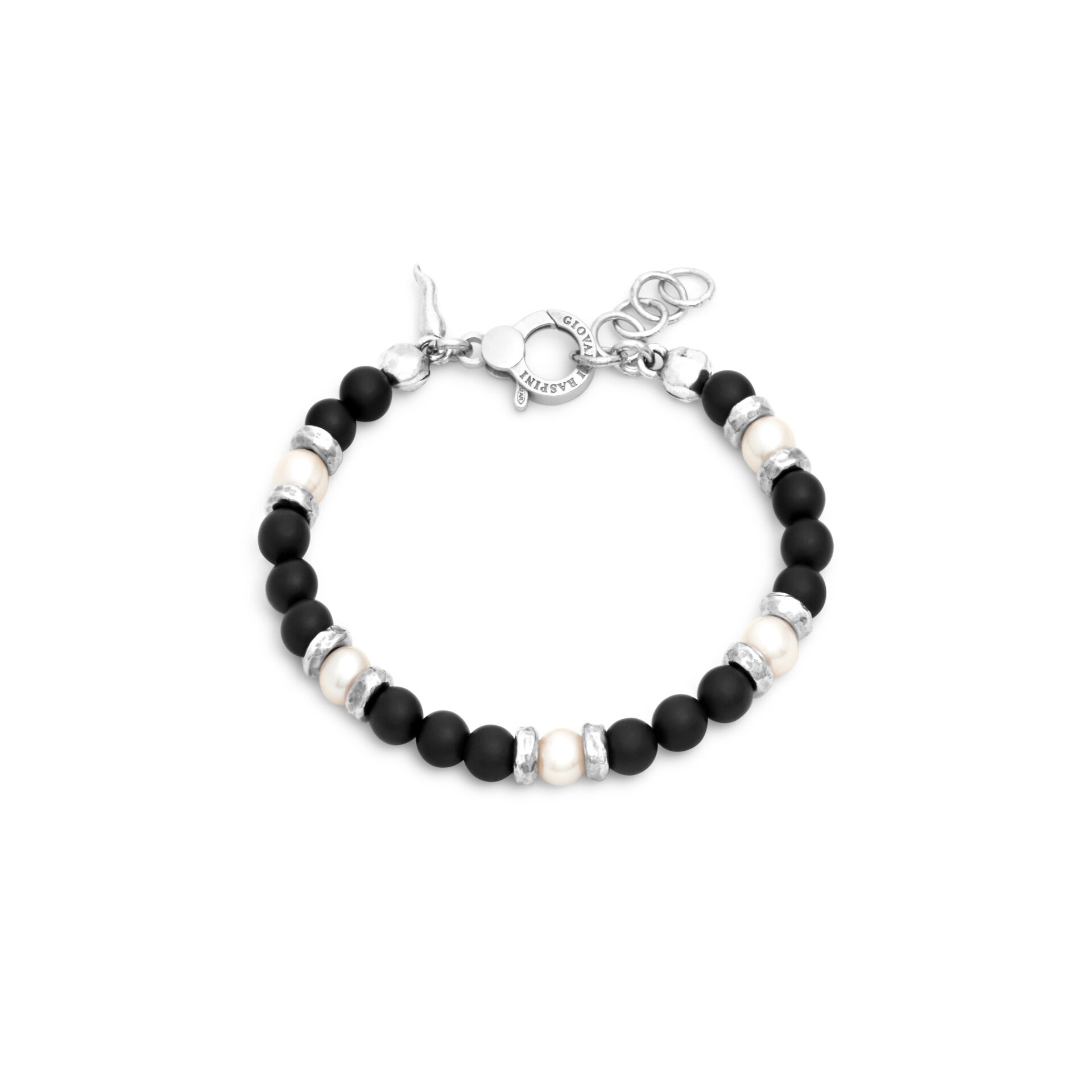 Graphite And Pearls Tango Bracelet image number 0