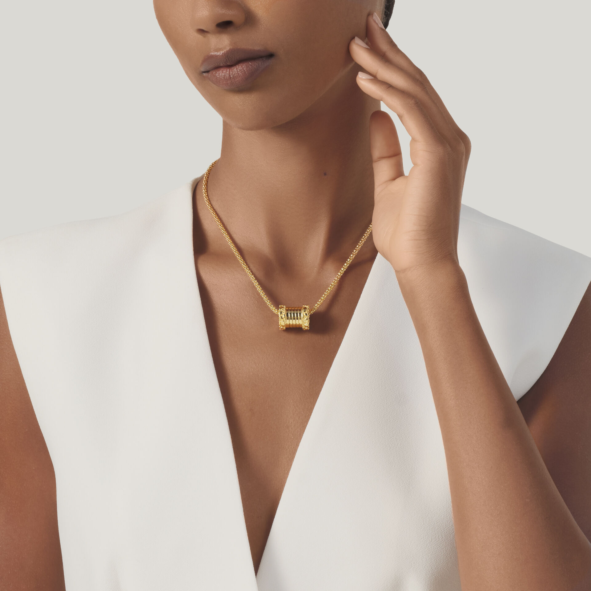 Croco Tubogas Small Necklace image number 1