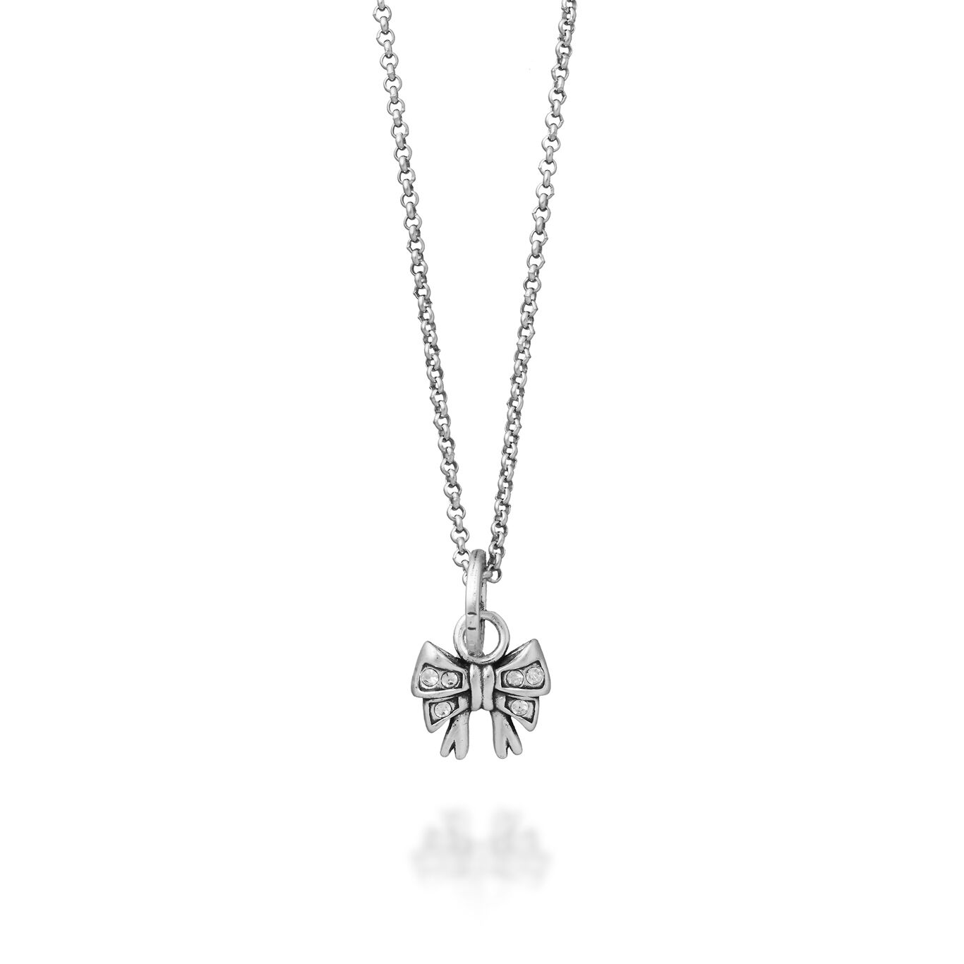 Crystal Bow Necklace