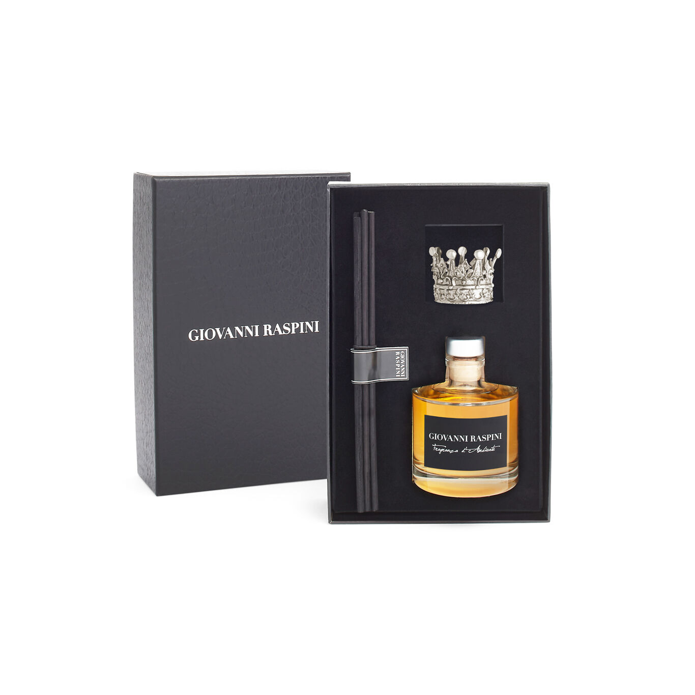 Diffuseur Couronne, Parfum d&rsquo;int&eacute;rieur Polvere di Iris avec d&eacute;coration en bronzobianco_image number 3_Giovanni Raspini