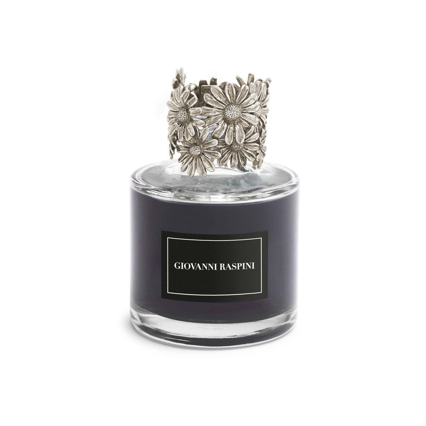 Difusor Margaritas, Fragancia de ambiente Nero Divino con decoraci&oacute;n de bronce blanco_image number 1_Giovanni Raspini
