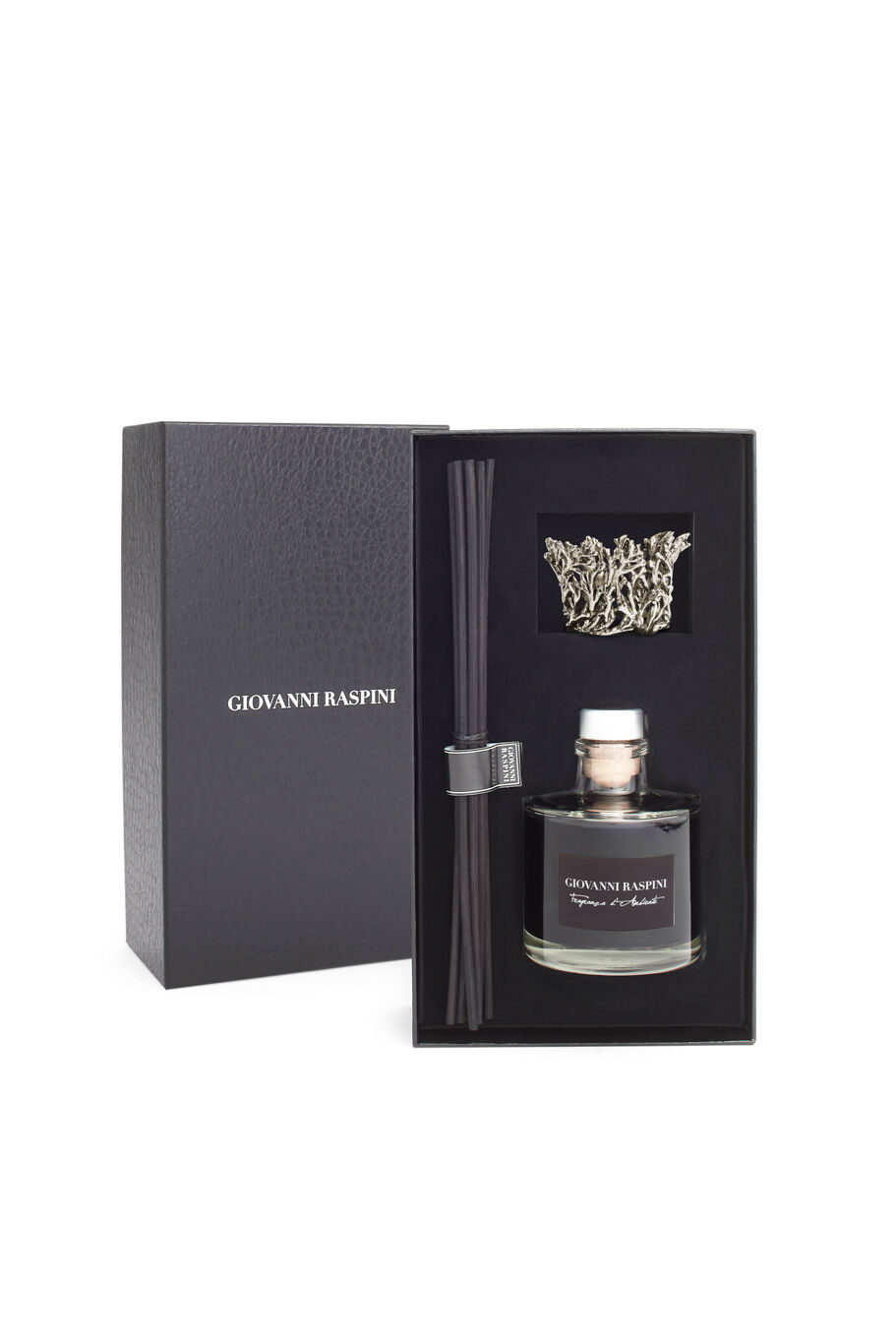 Diffuseur Coraux, Parfum d&rsquo;int&eacute;rieur Nero Divino avec d&eacute;coration en bronzobianco_image number 3_Giovanni Raspini