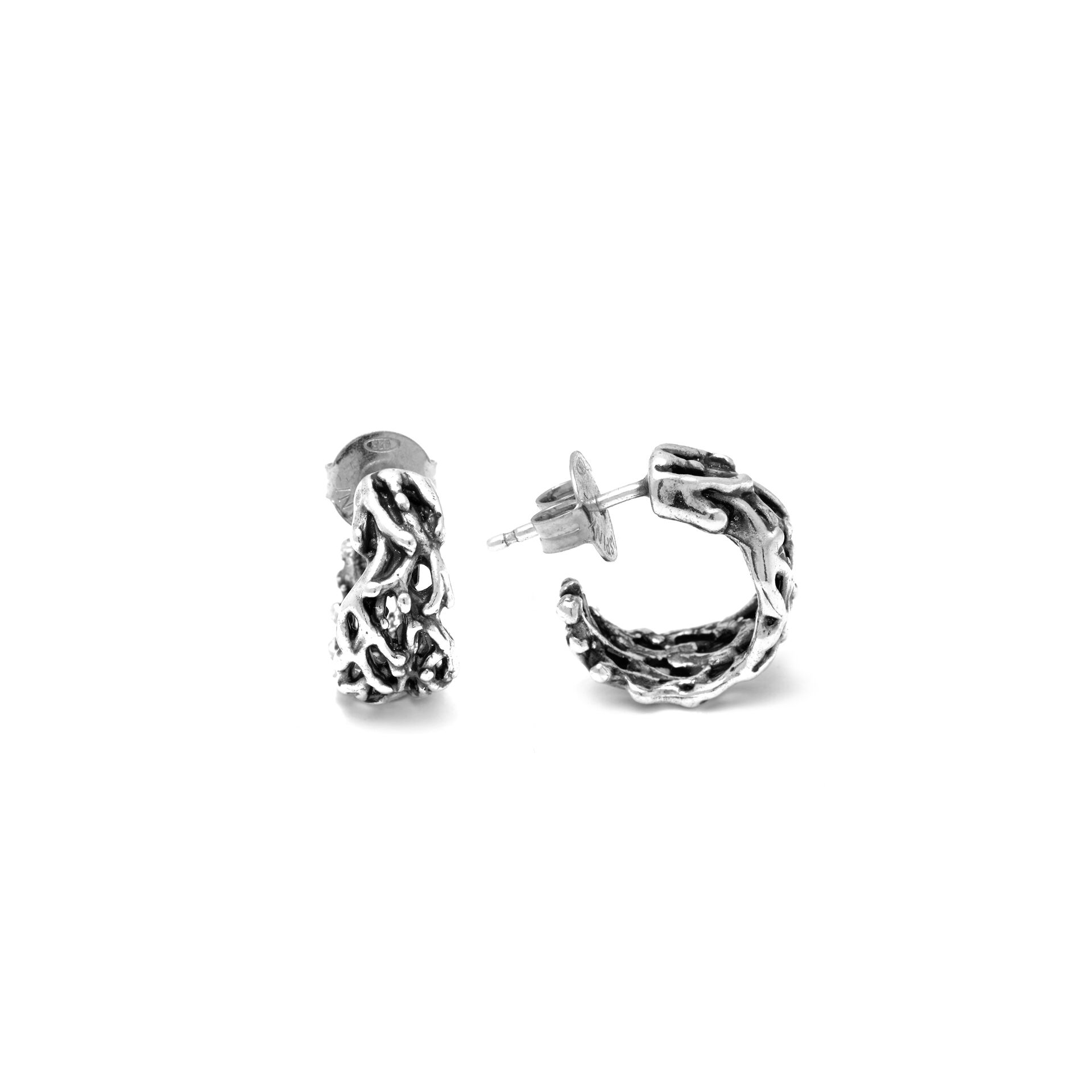 Coral Small Hoop Earrings image number 2