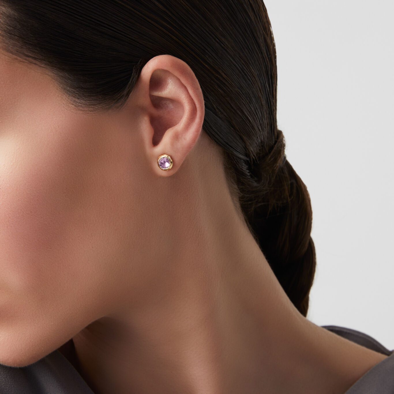 Wisteria Small Loop Earrings