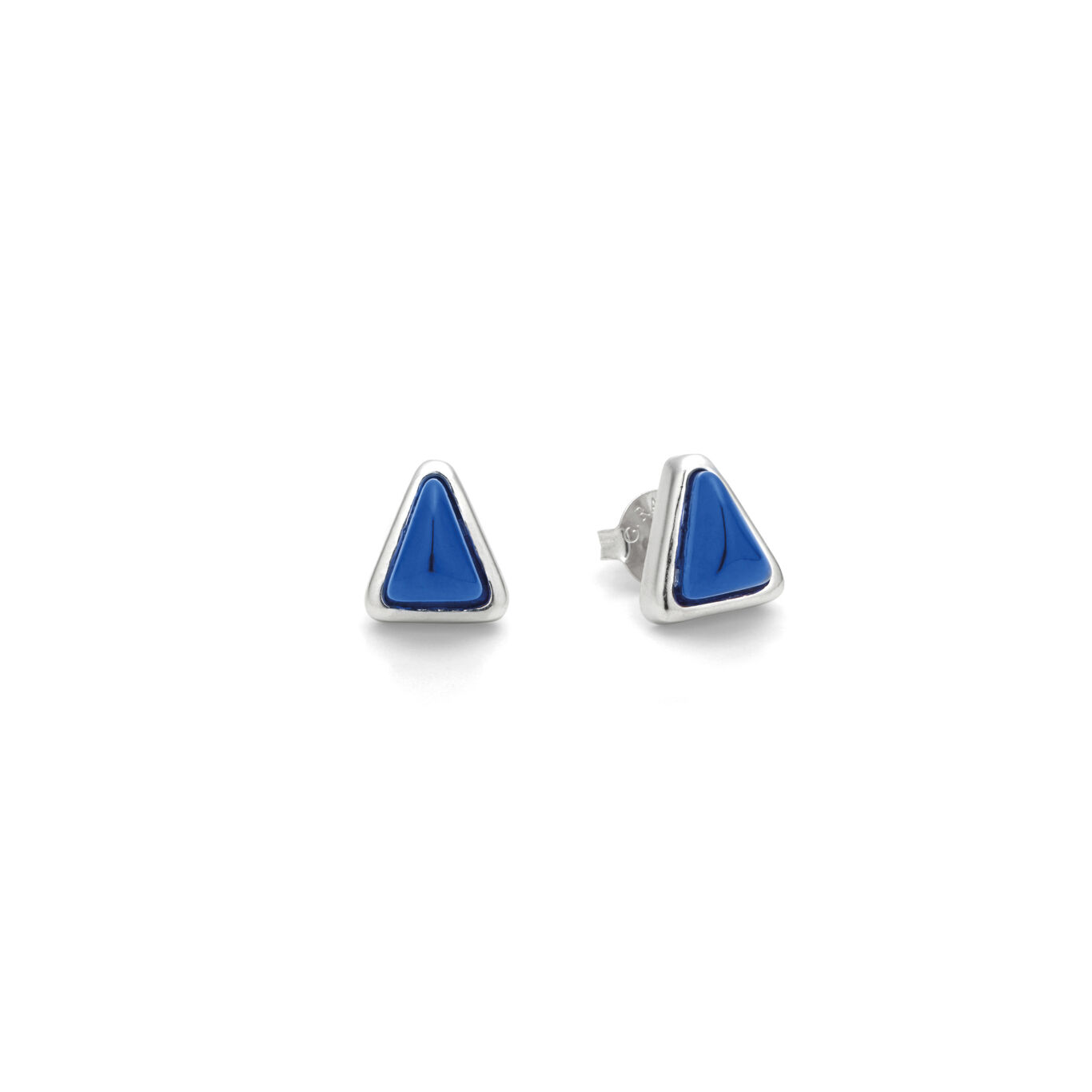 Blue Blade Earrings, Earrings in Sterling Silver with blue crystals_image number 2_Giovanni Raspini