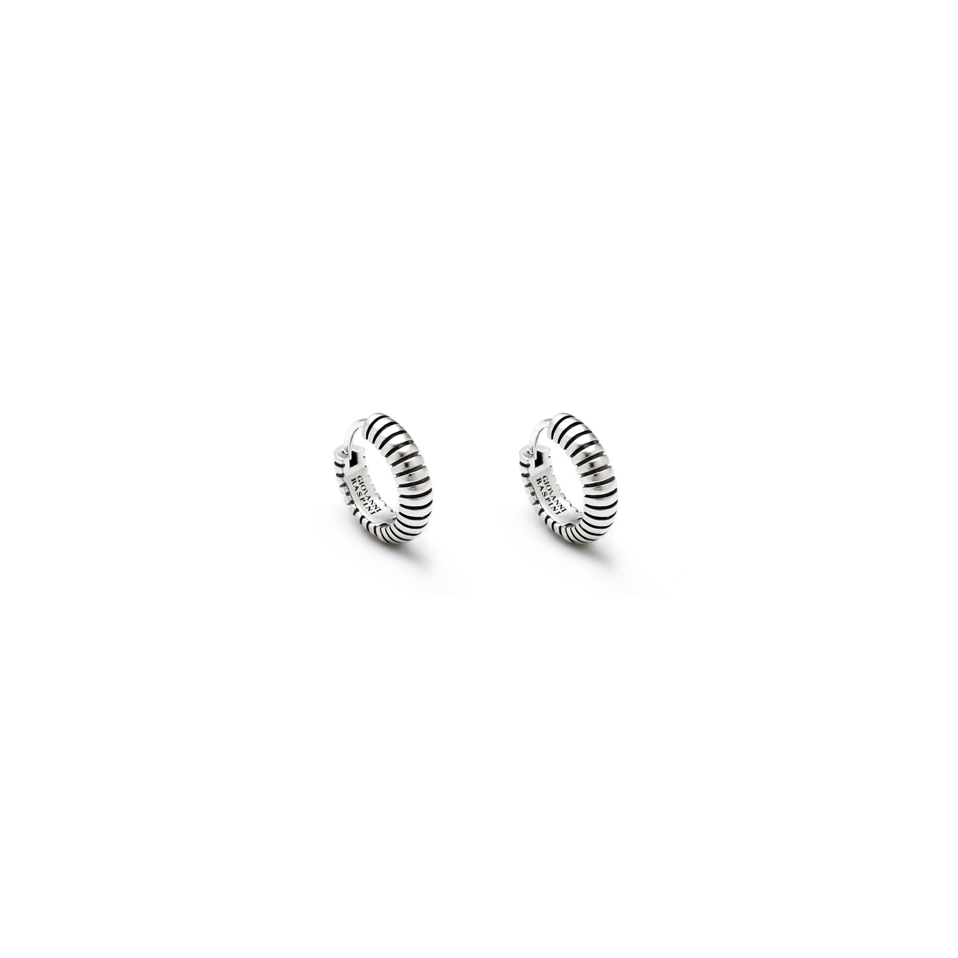 Pendientes Huggie A Rayas image number 0