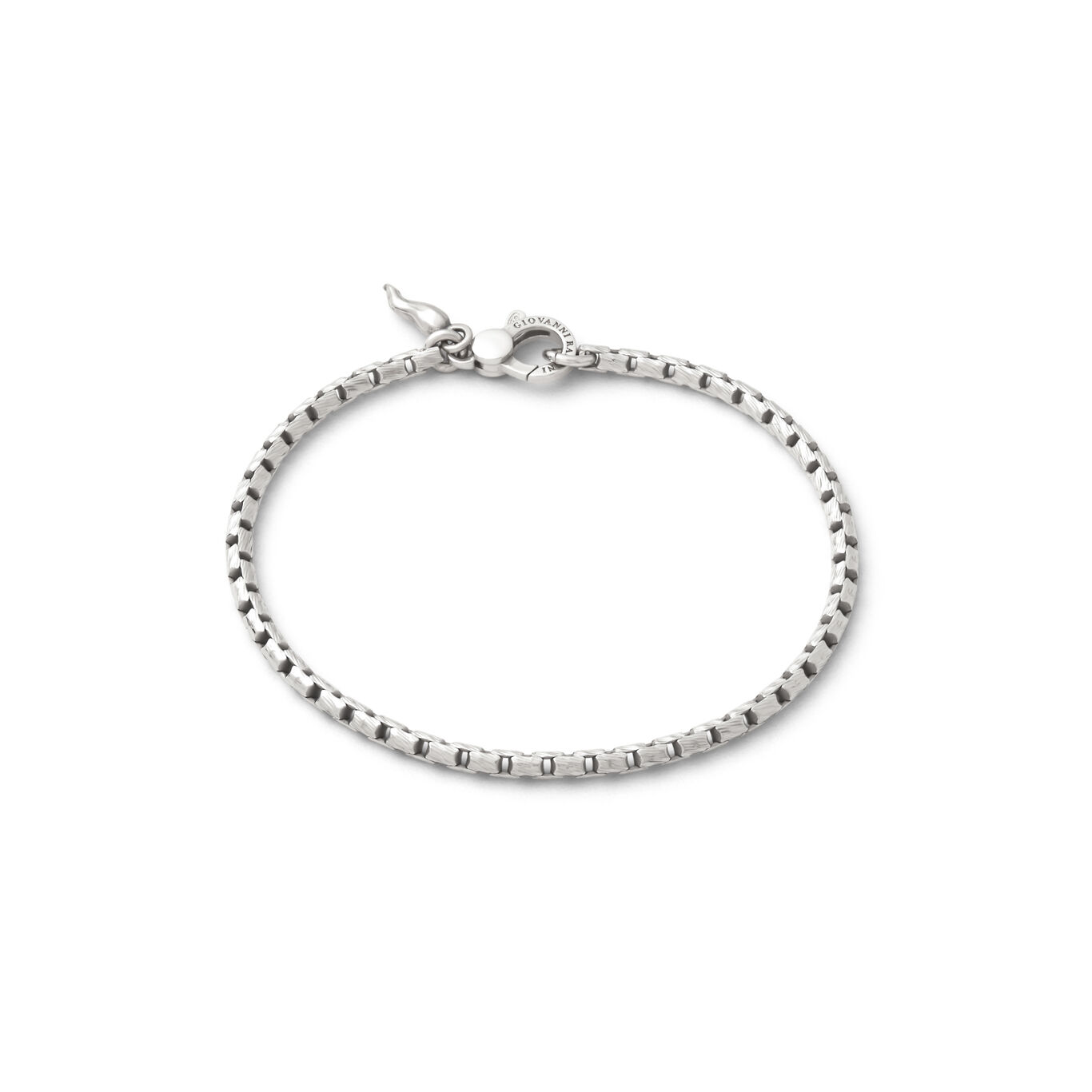 Striped Box Chain Mini Bracelet