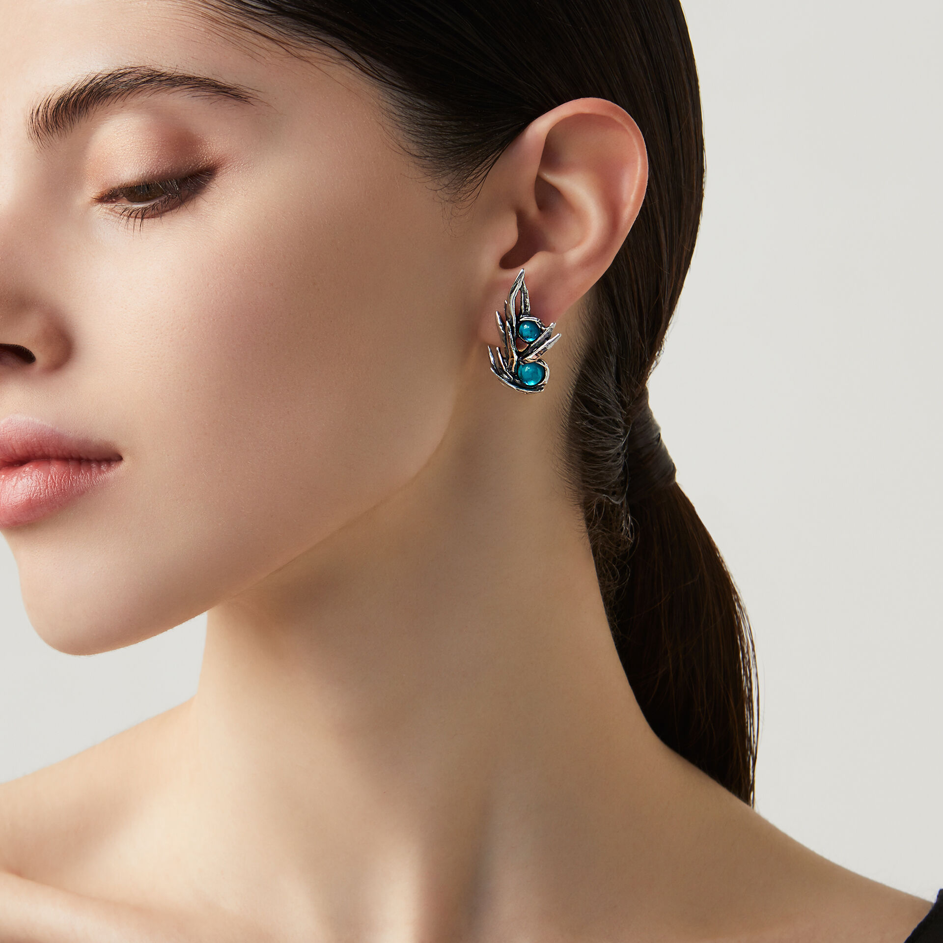 Boucles d'oreilles Posidonia image number 1