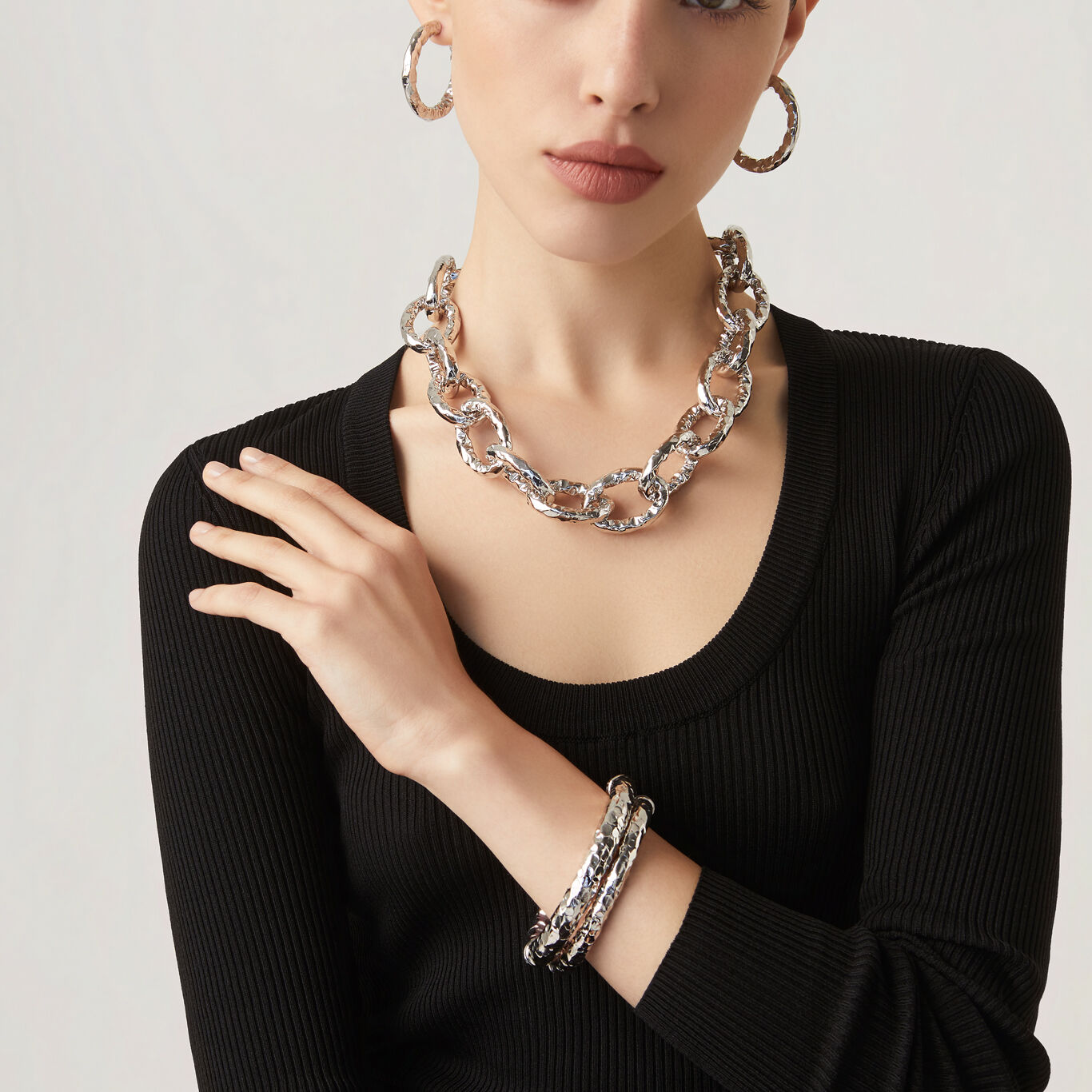 Collana Stone, Collana in Argento 925_image number 2_Giovanni Raspini