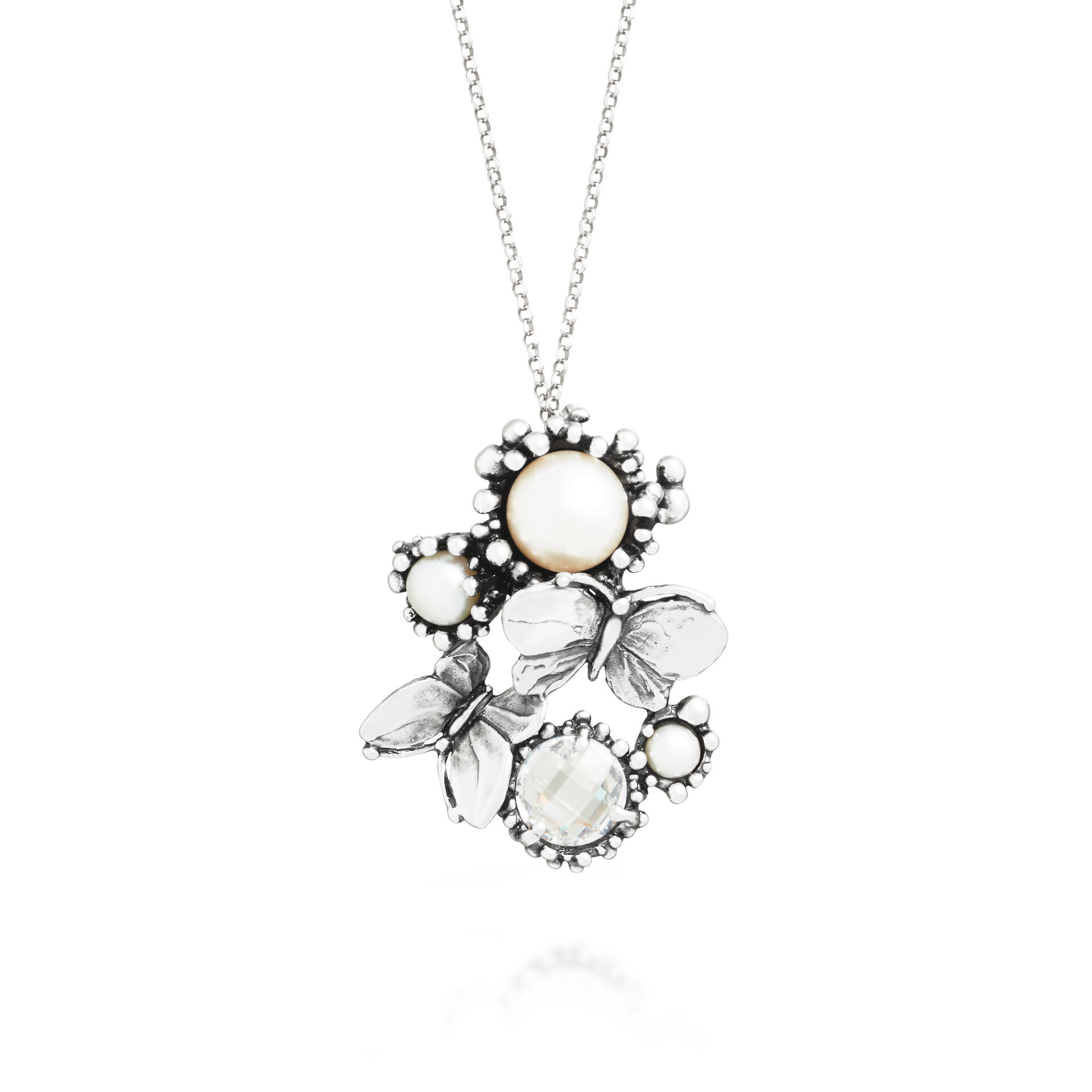 White Spring Pendant image number 0