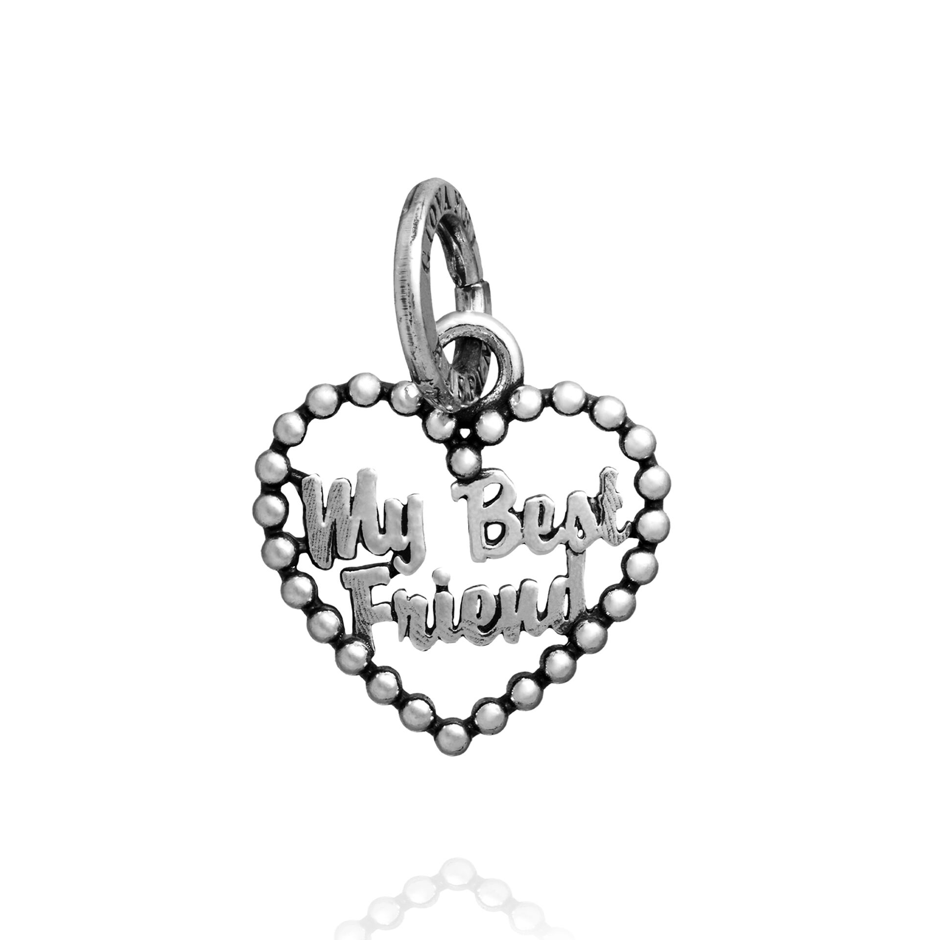 My Best Friend Heart Charm image number 0