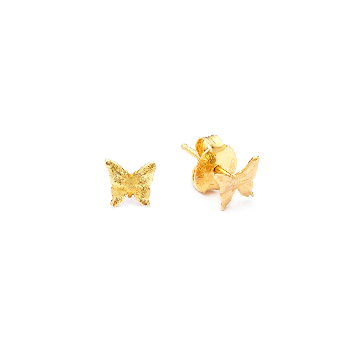 Butterfly Mini Earrings, Earrings in gold-plated Sterling Silver_image number 2_Giovanni Raspini