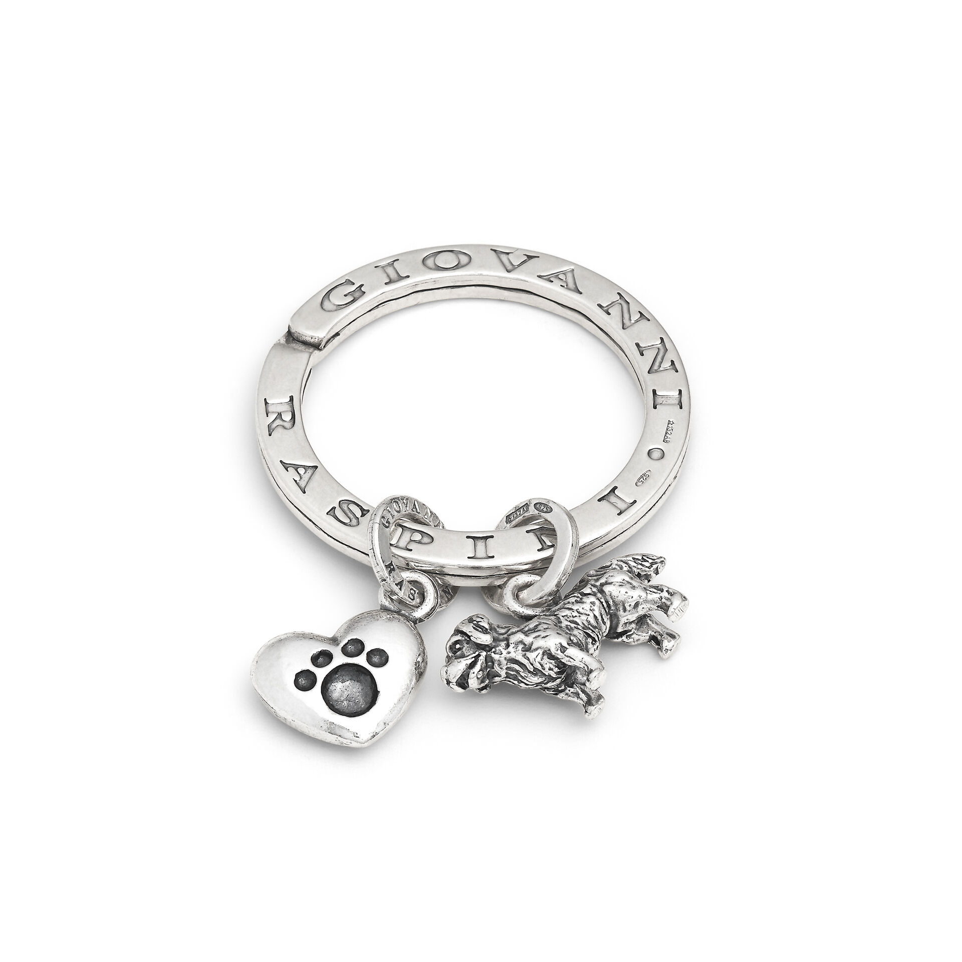 Golden Retriever e Love Key Ring image number 0