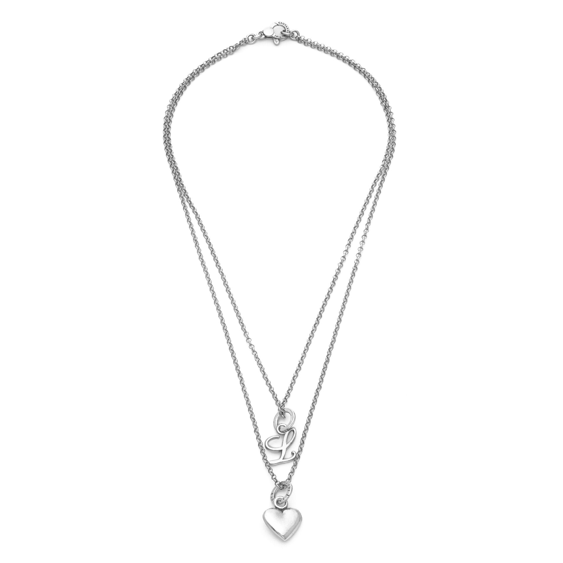 Collana Cuore e Lettera L image number 1
