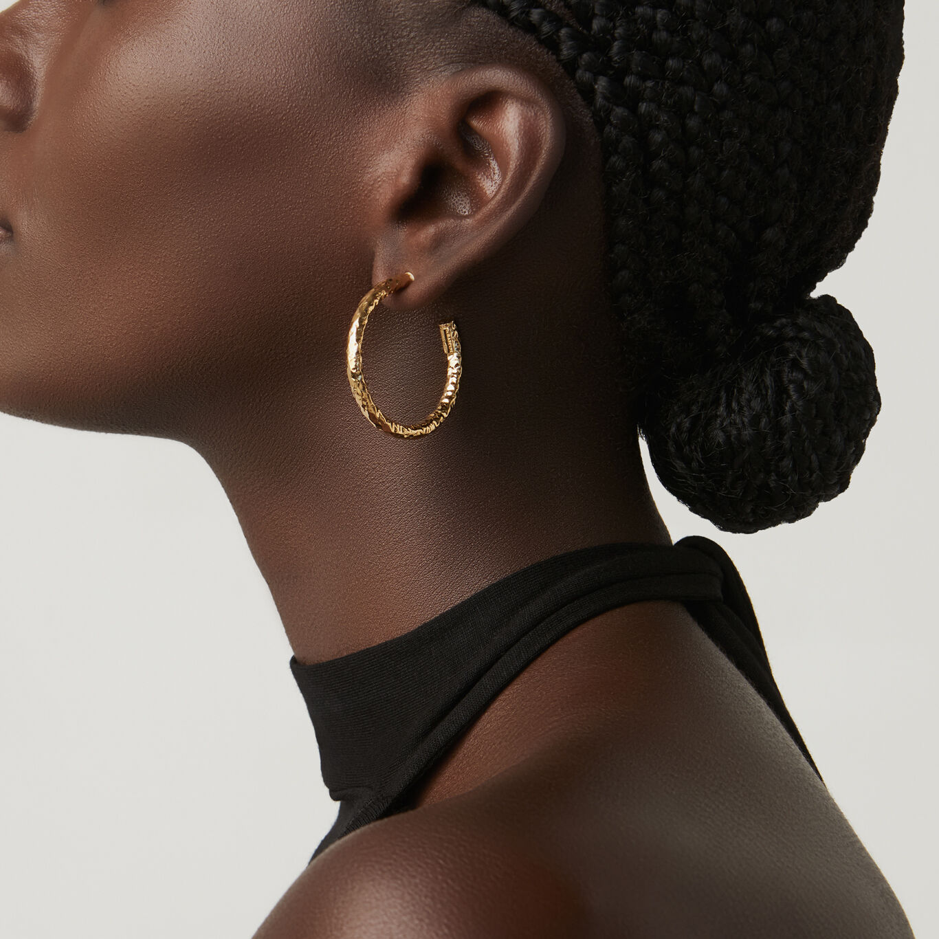 Boucles d'oreilles fines Rock, petit mod&egrave;le