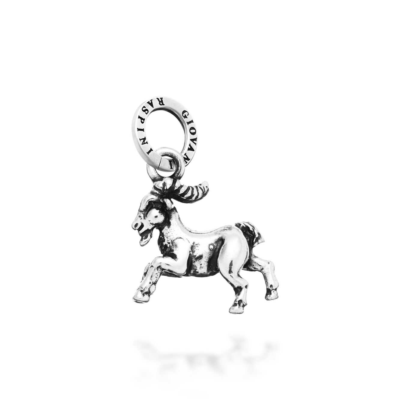 Capricorn Charm, Charm in Sterling Silver_image number 0_Giovanni Raspini