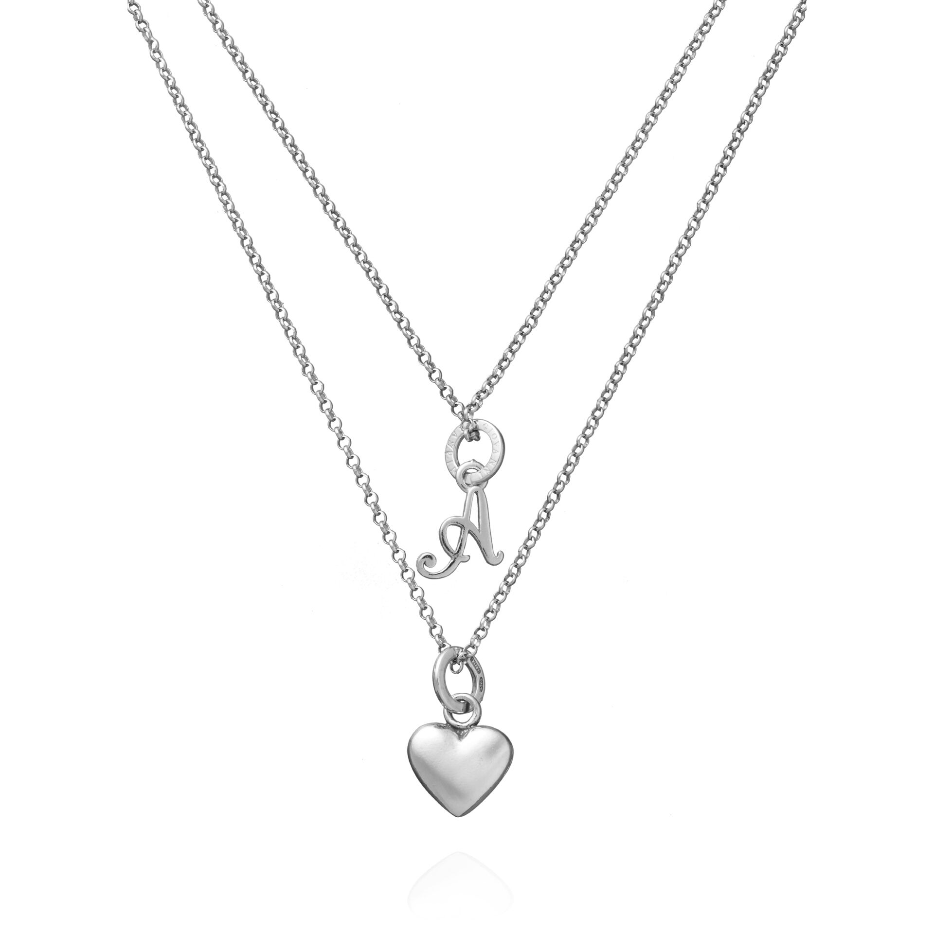 Collana Cuore e Lettera A image number 0