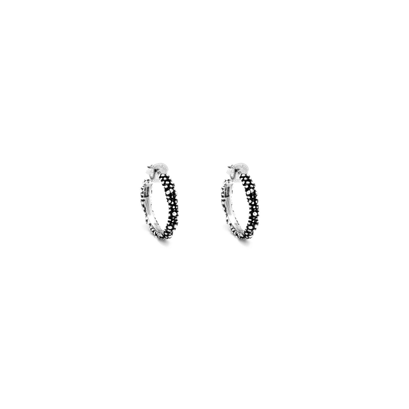 Perlage Hoop Earrings, Hoop Earrings in Sterling Silver_image number 0_Giovanni Raspini