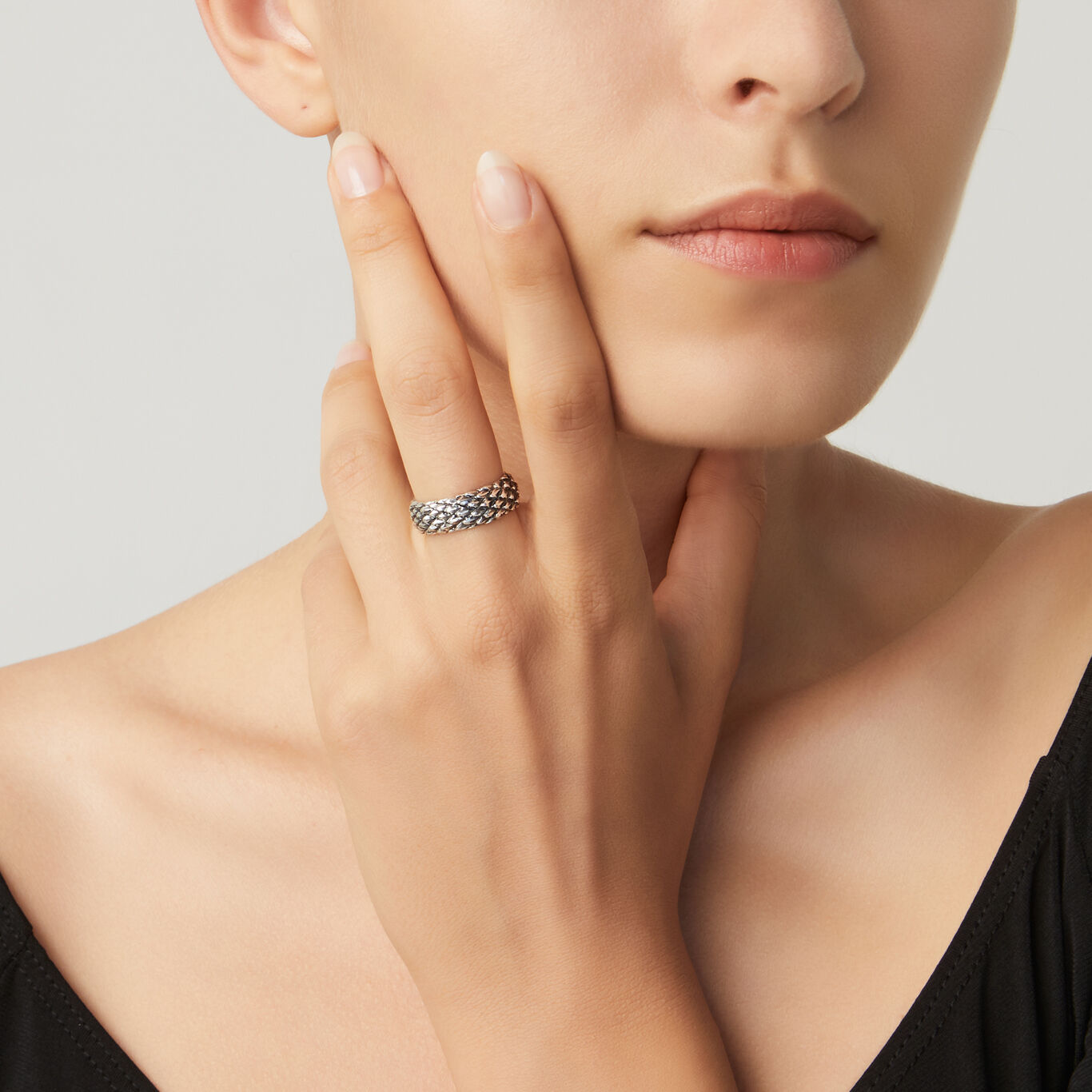 Snake Ring, Ring in Sterling Silver_image number 1_Giovanni Raspini