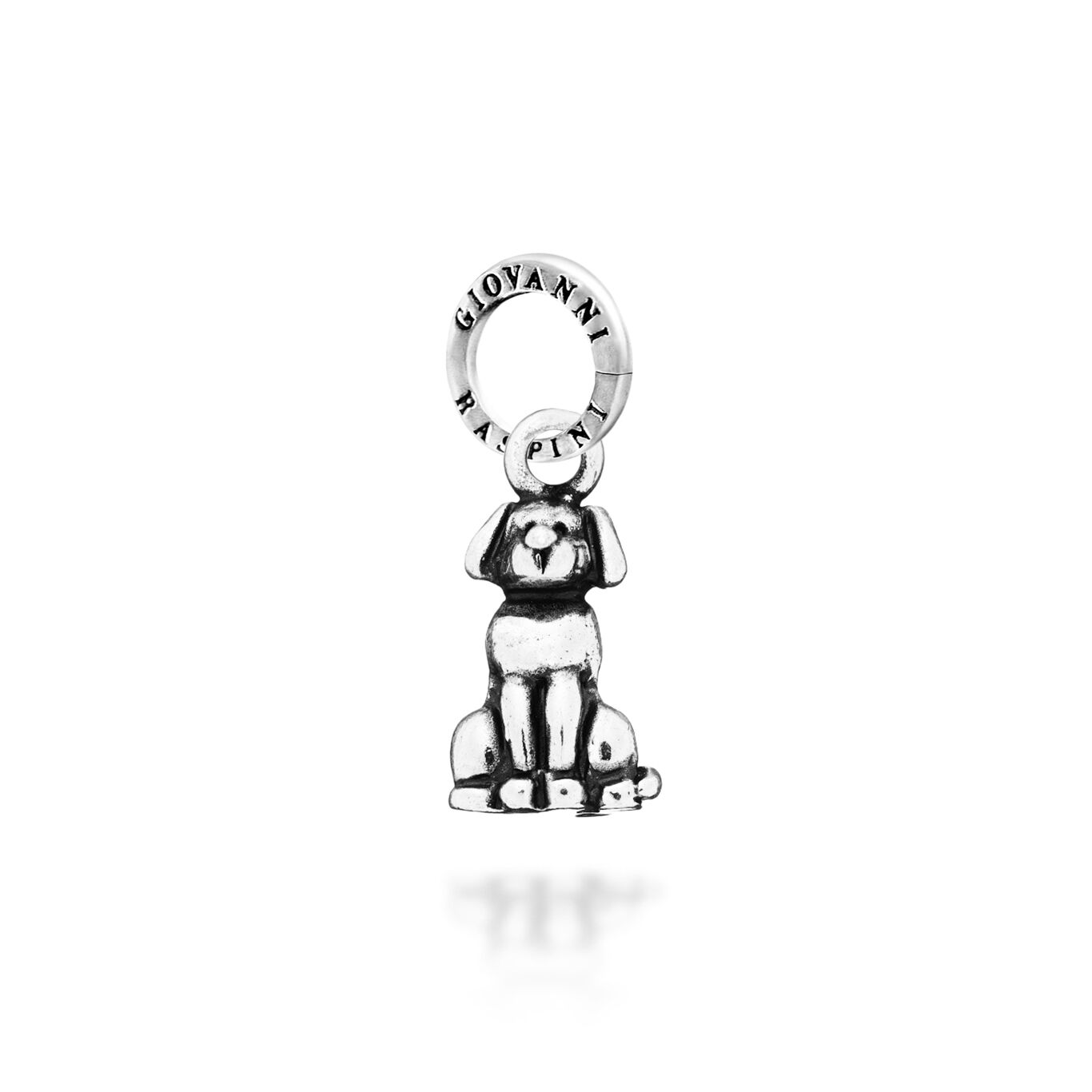 Fido Dog Charm, Charm in Sterling Silver_image number 0_Giovanni Raspini