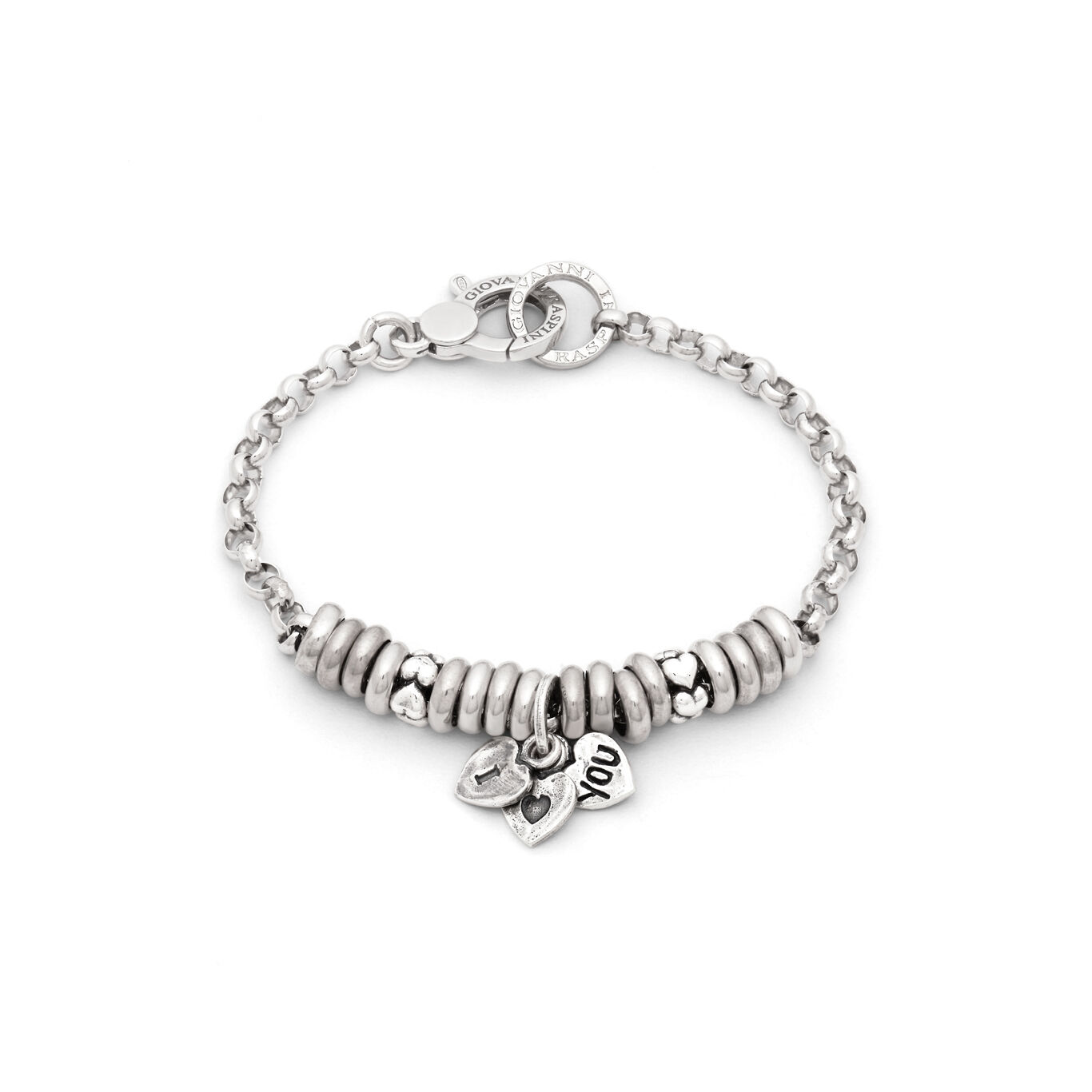 Bracelet Je T'aime, Bracelet en argent massif_image number 0_Giovanni Raspini