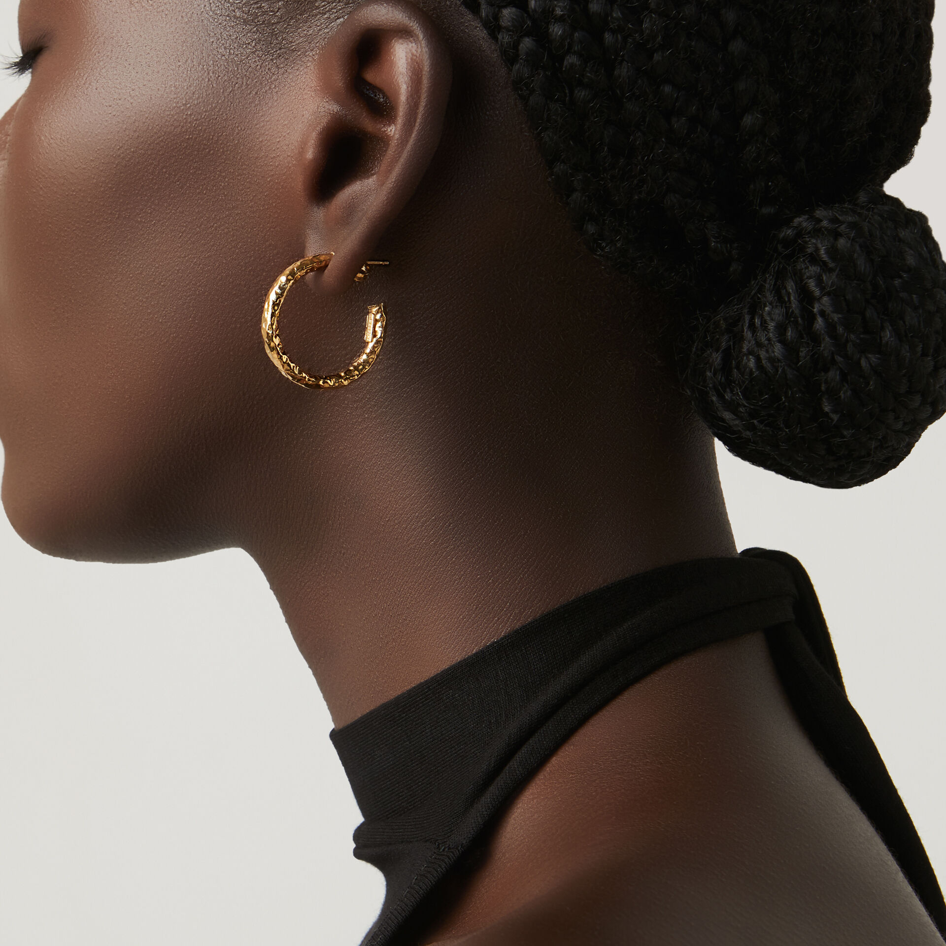 Boucles d'oreilles fines Rock, mini mod&egrave;le image number 1