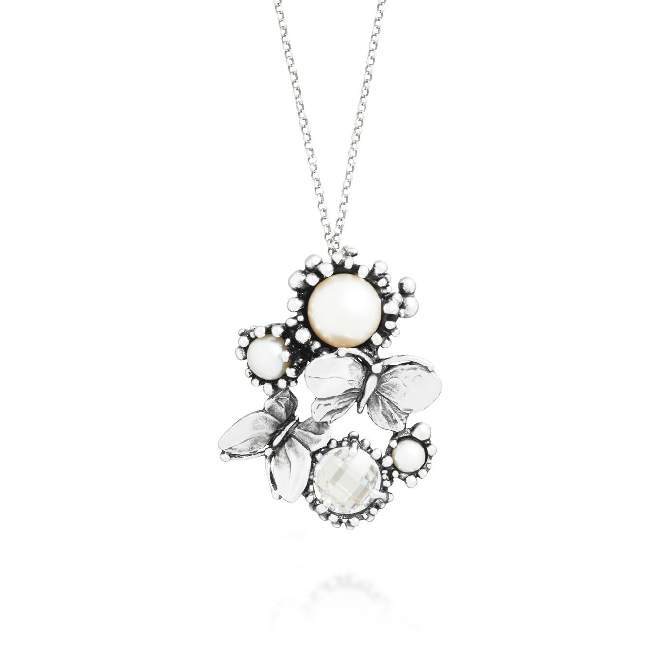 White Spring Pendant
