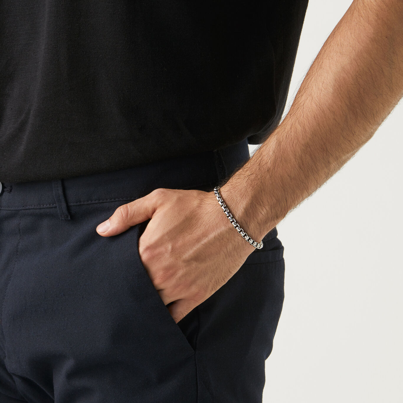 Bracelet Venise, Bracelet en argent massif_image number 1_Giovanni Raspini