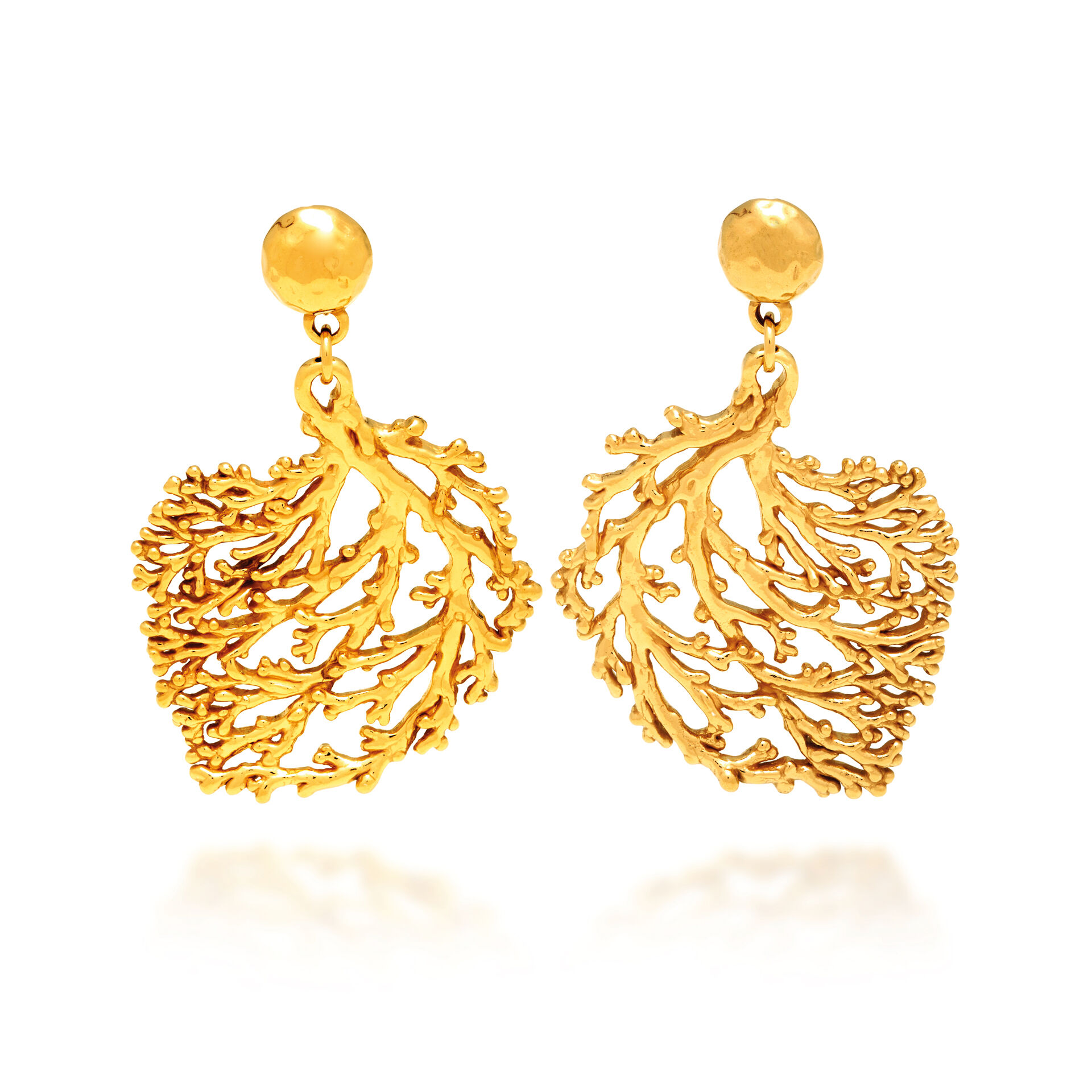 Coral Big Earrings image number 0