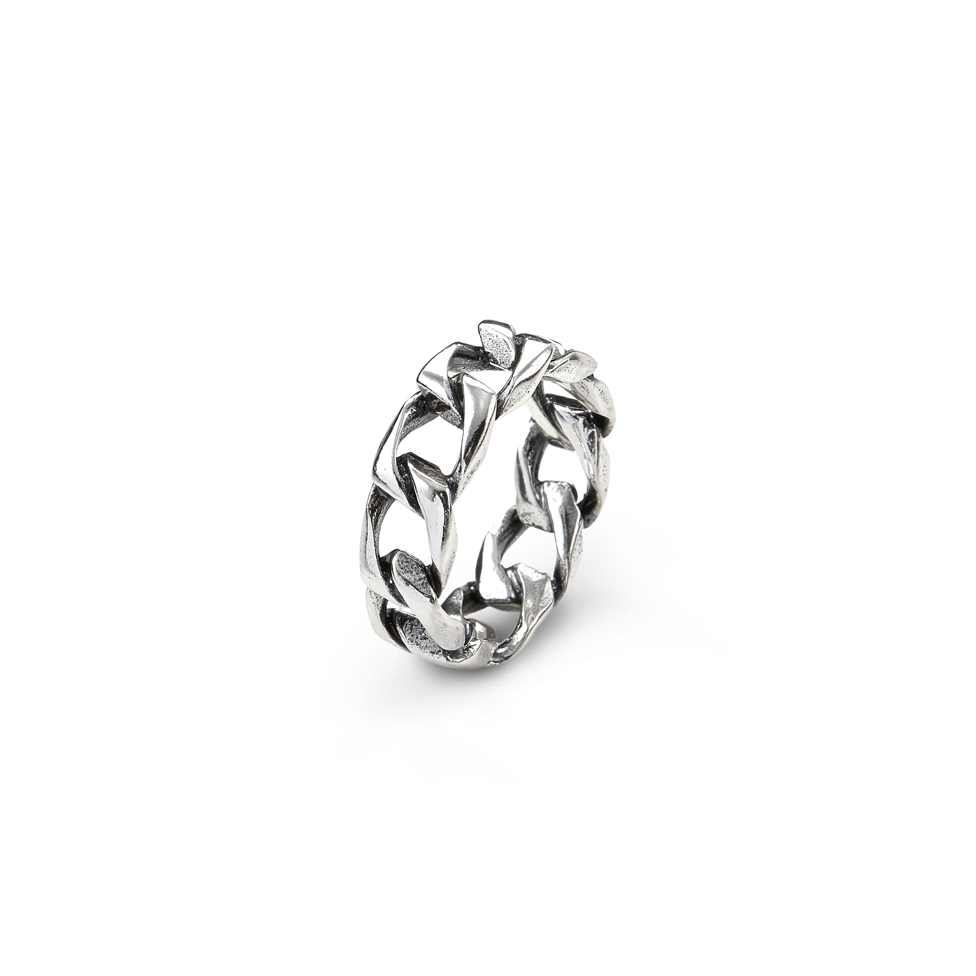 Anello Catena Grumetta In Argento 925 Anello Catena Grumetta In Argento 925