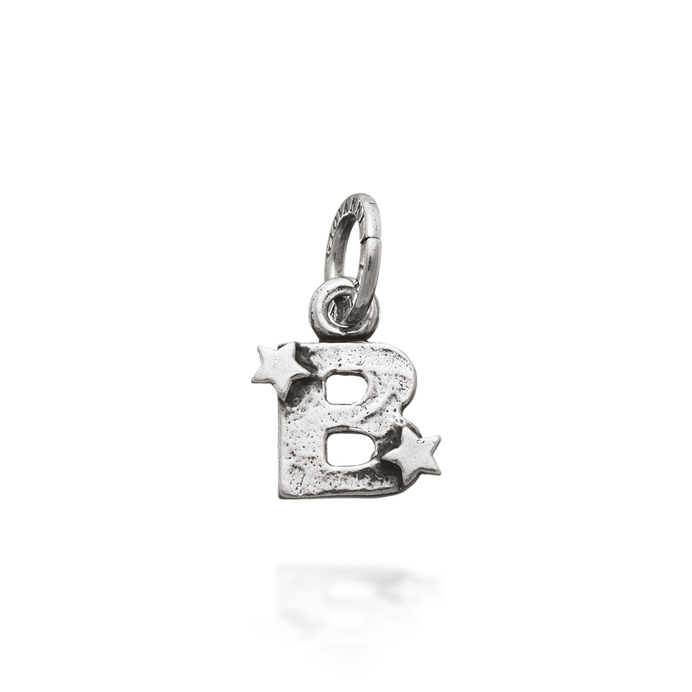 Charm "B" con stelle