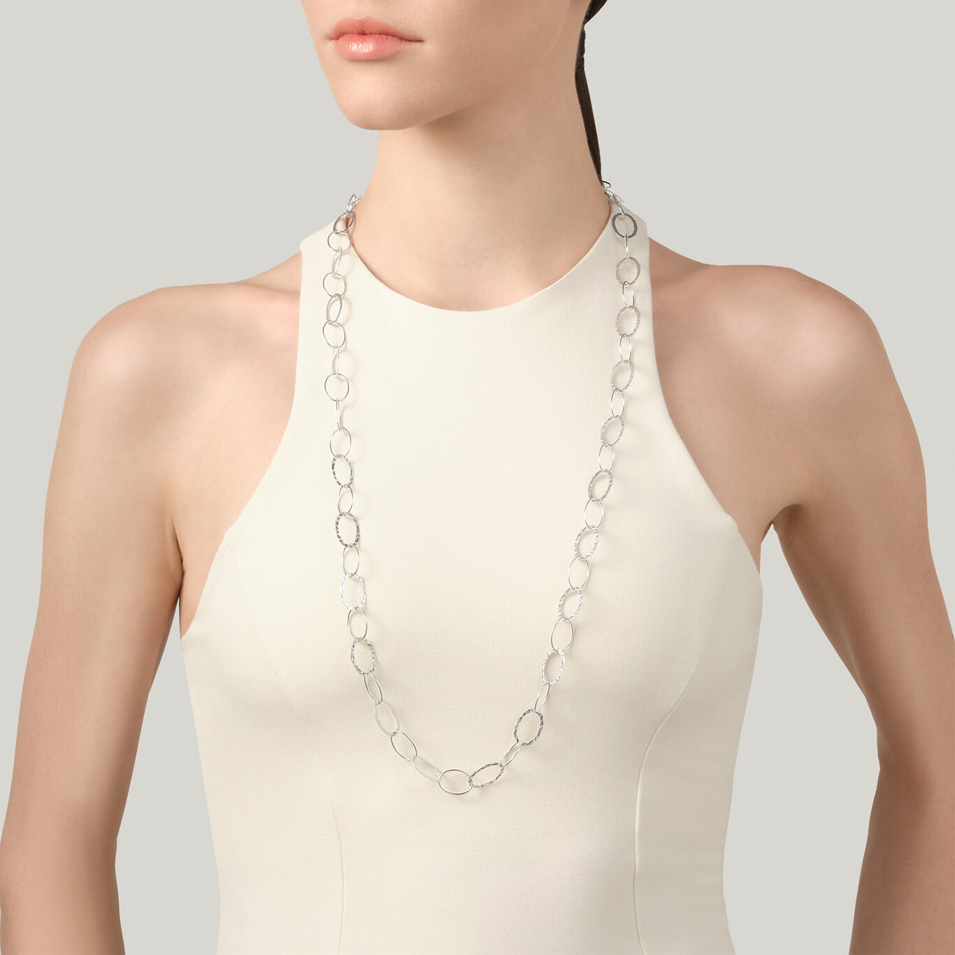 Alternating Oval Link Necklace