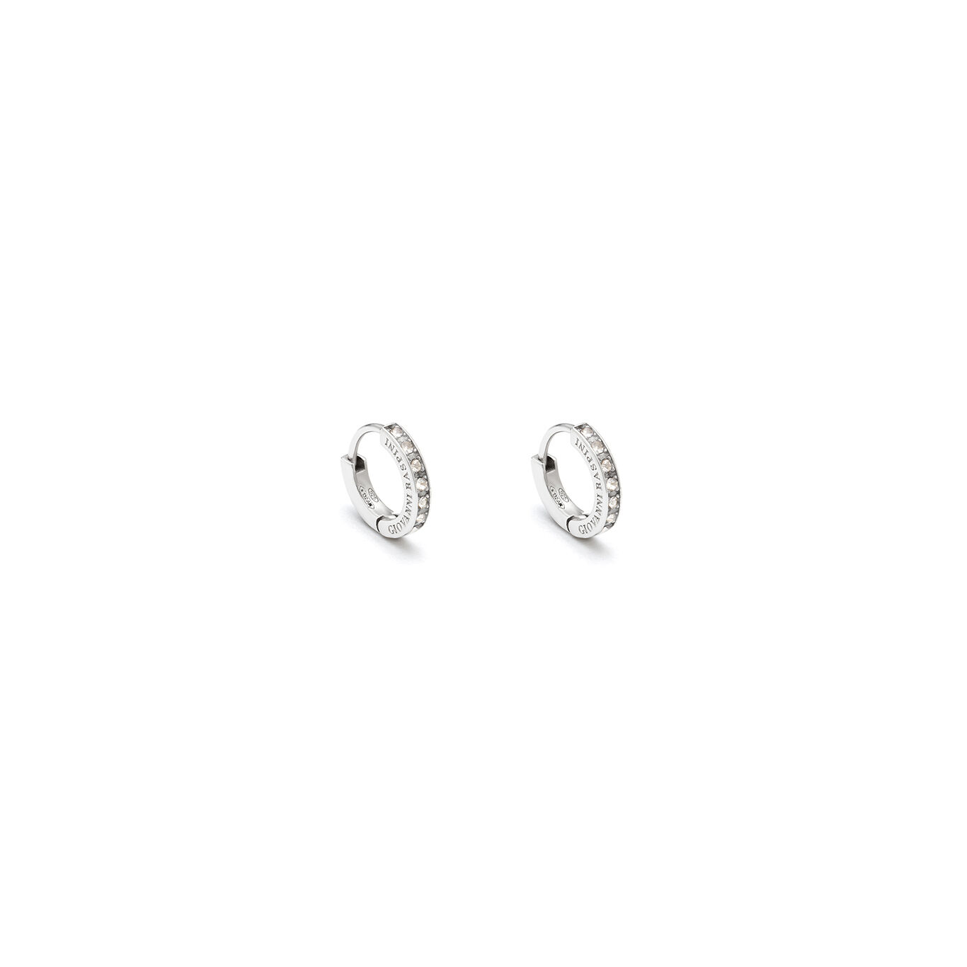 Pendientes Huggie Cristal Peque&ntilde;os