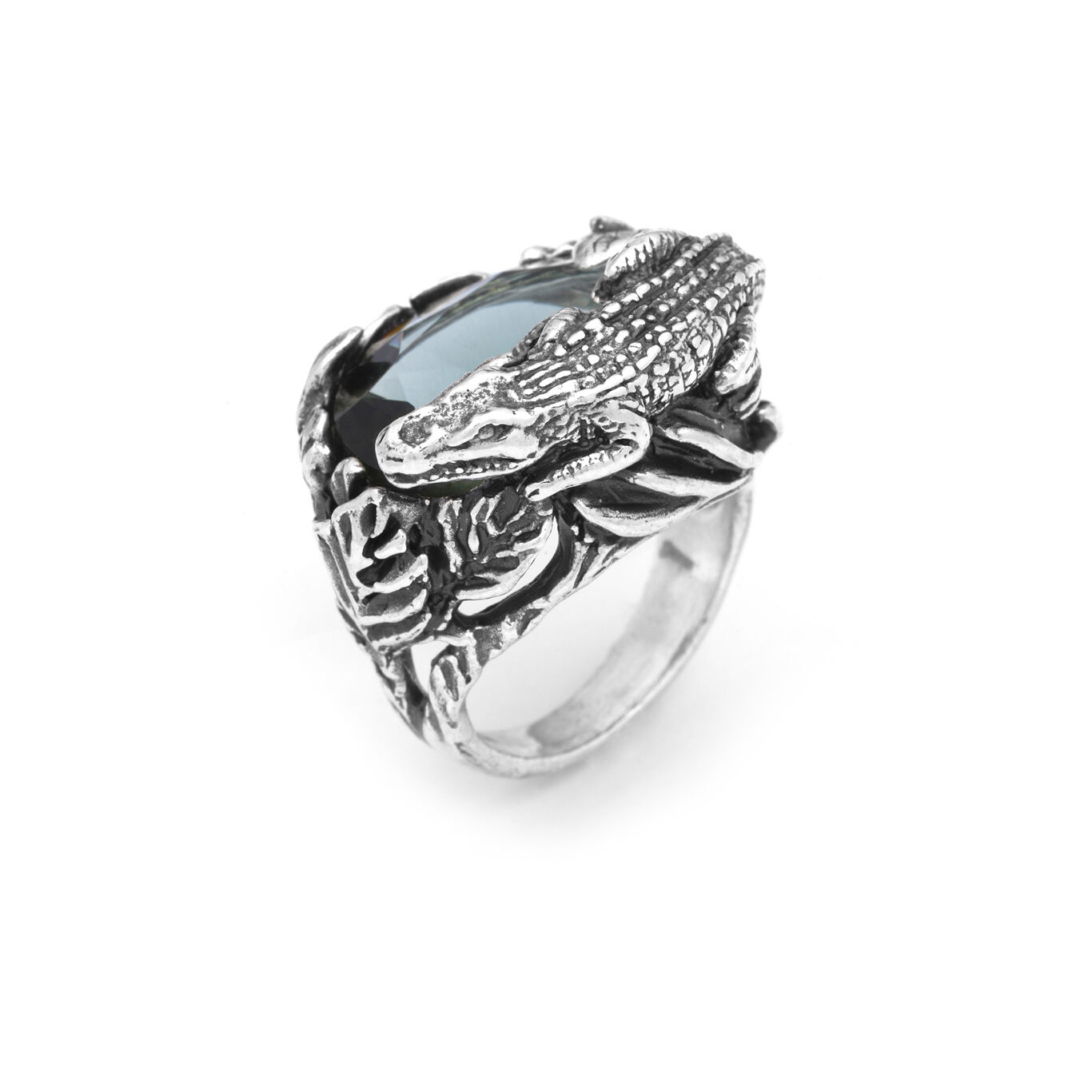 Bague Crocodile Eden, grand mod&egrave;le