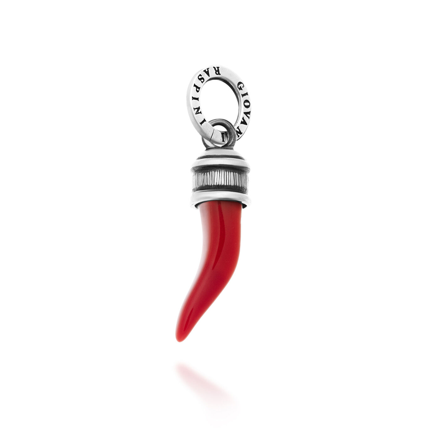 Charm Corne rouge lisse