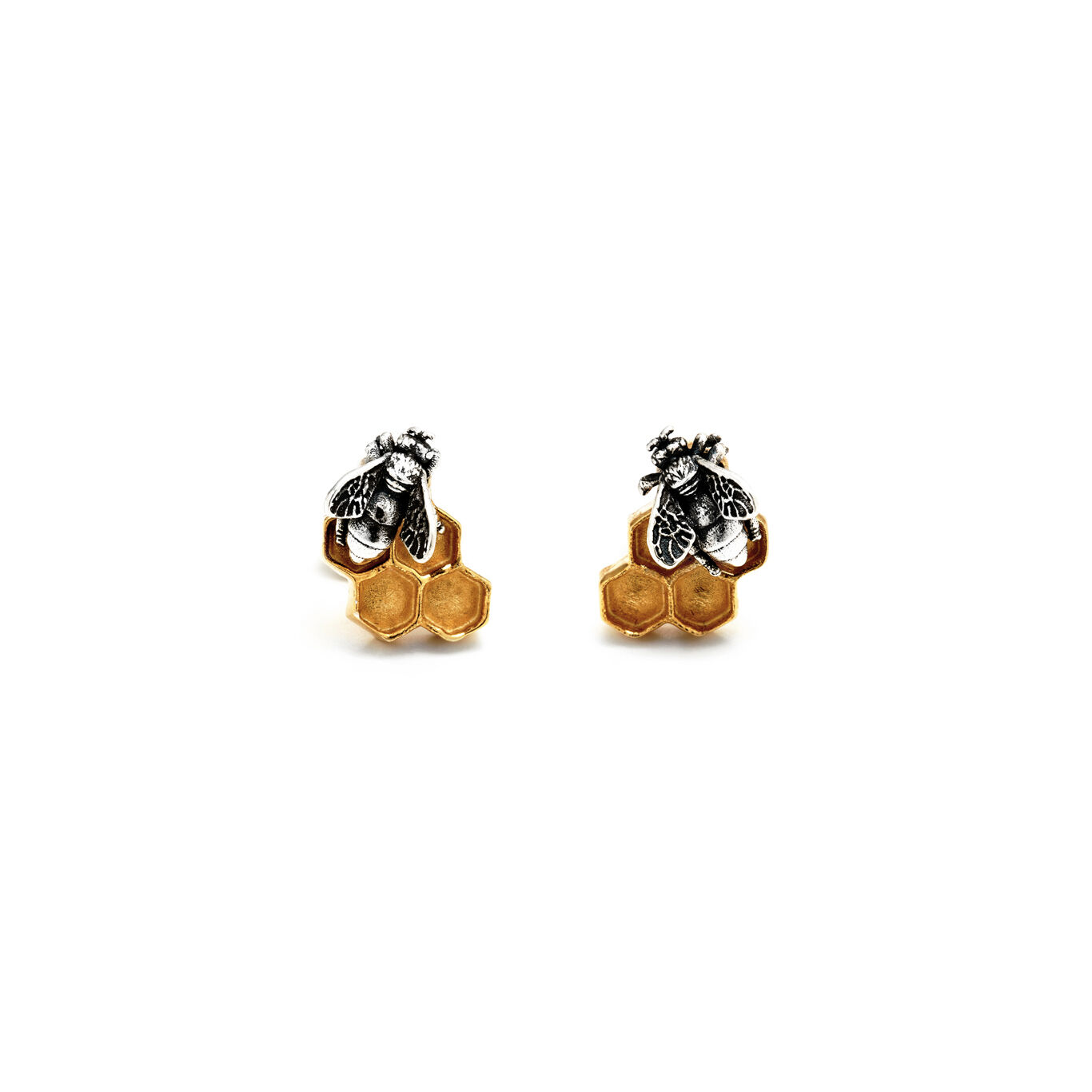 Boucles d'oreilles Ruche