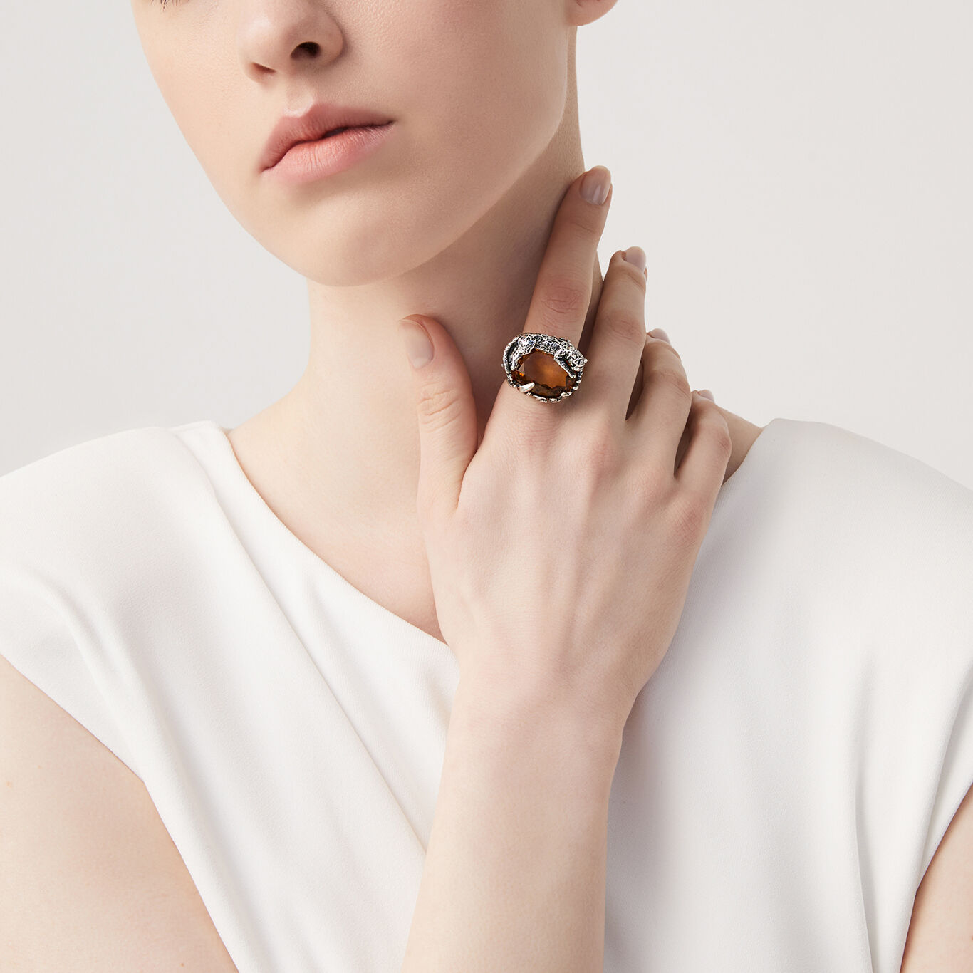 Eden Leopard Big Ring