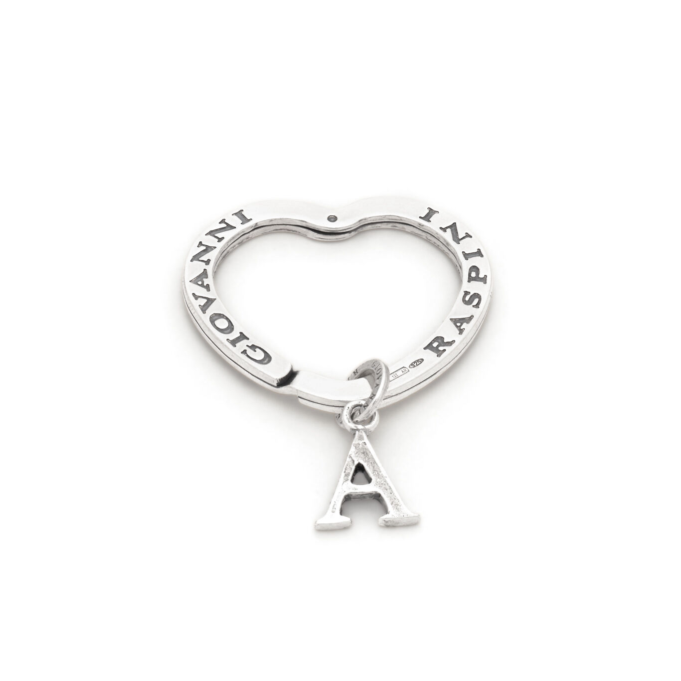 Letter A key ring