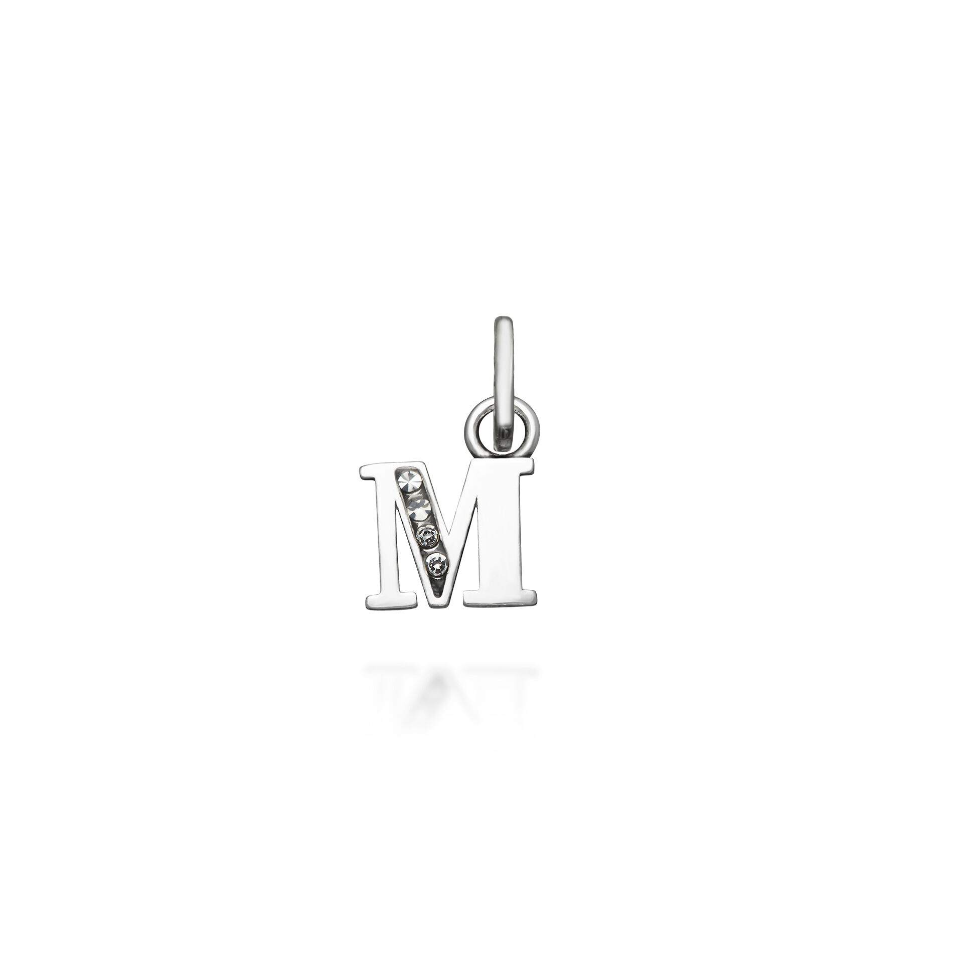 Mini Charm &laquo; A &raquo; Cristaux image number 0