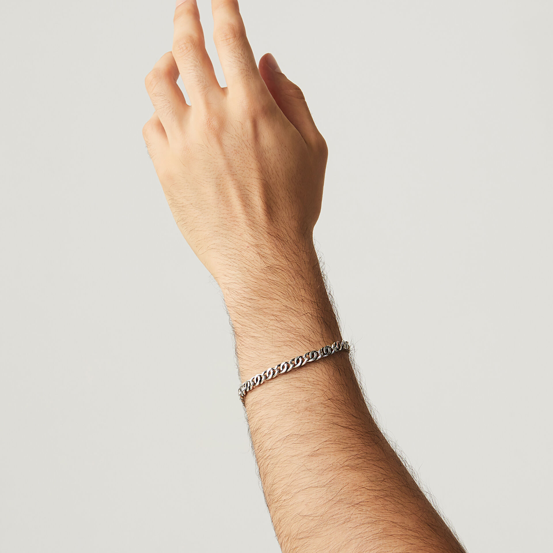 Double Curb Chain Bracelet image number 1