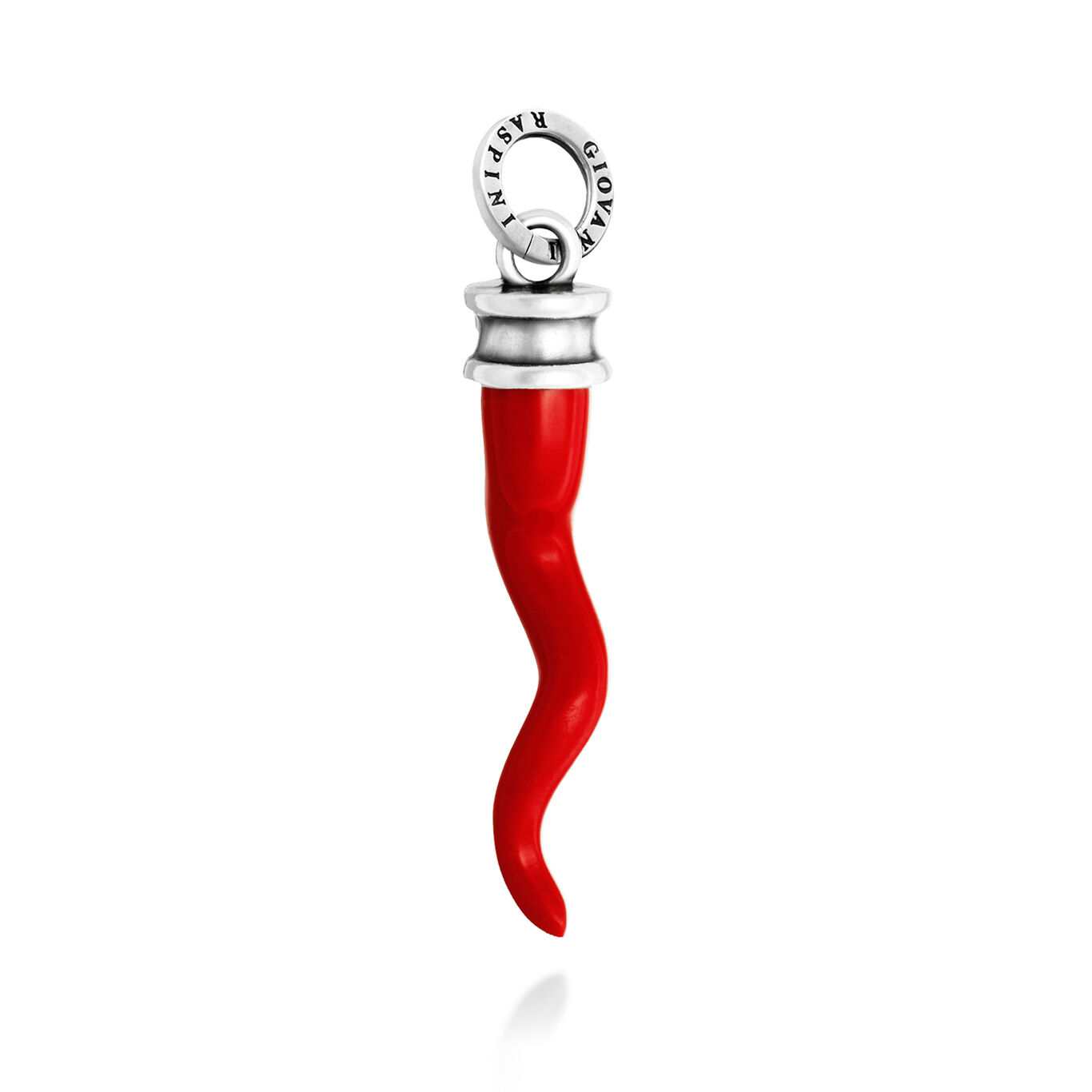 Classic Red Italian Horn Charm
