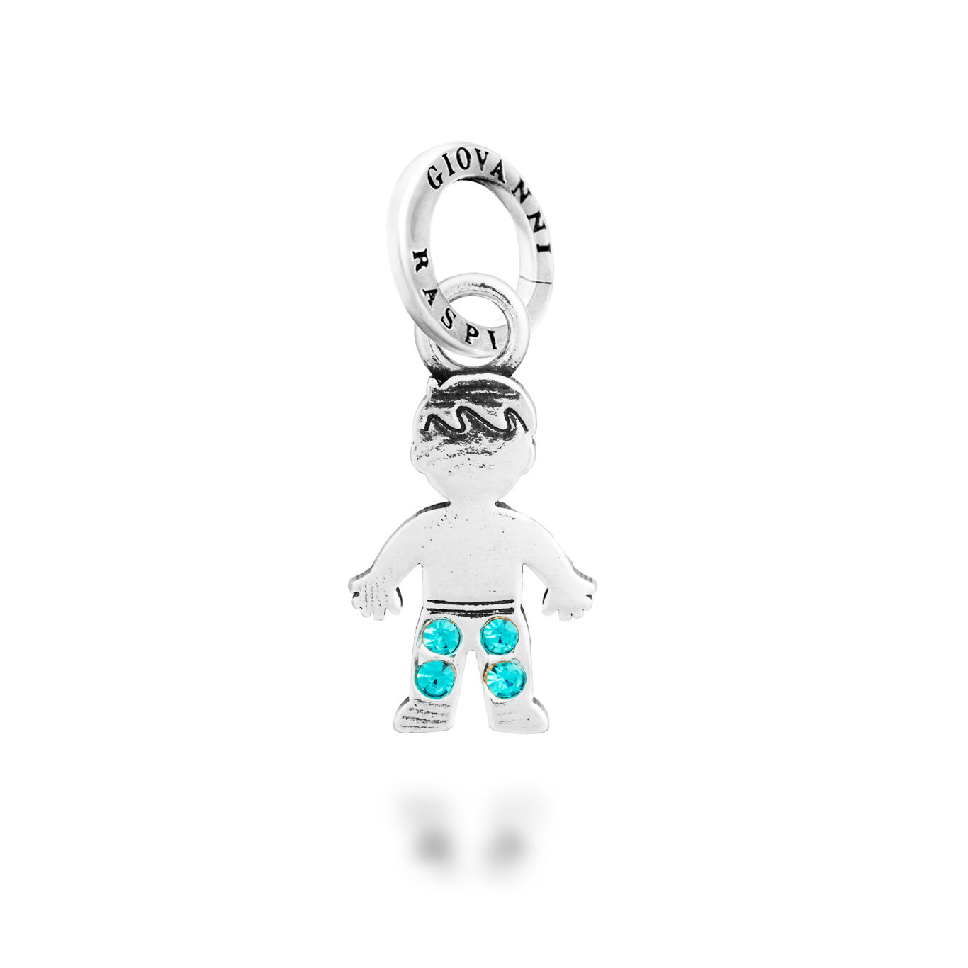 Boy Crystal Charm