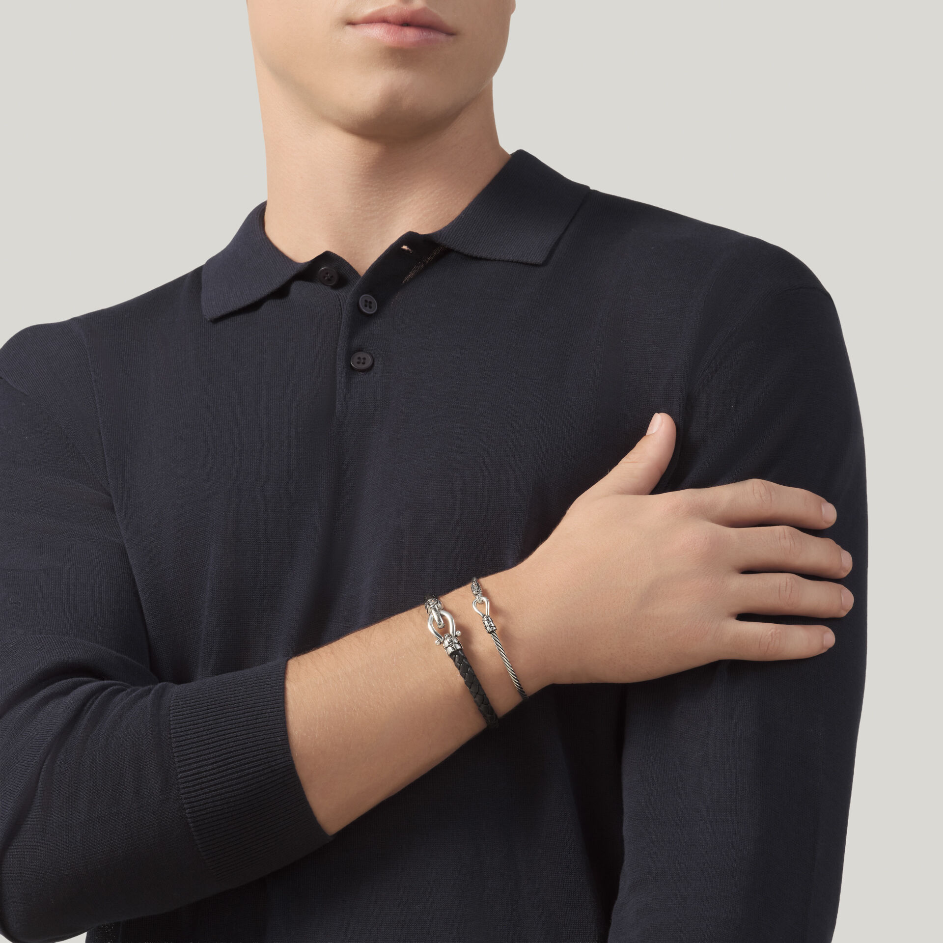 Bracciale Cuoio Croco image number 2