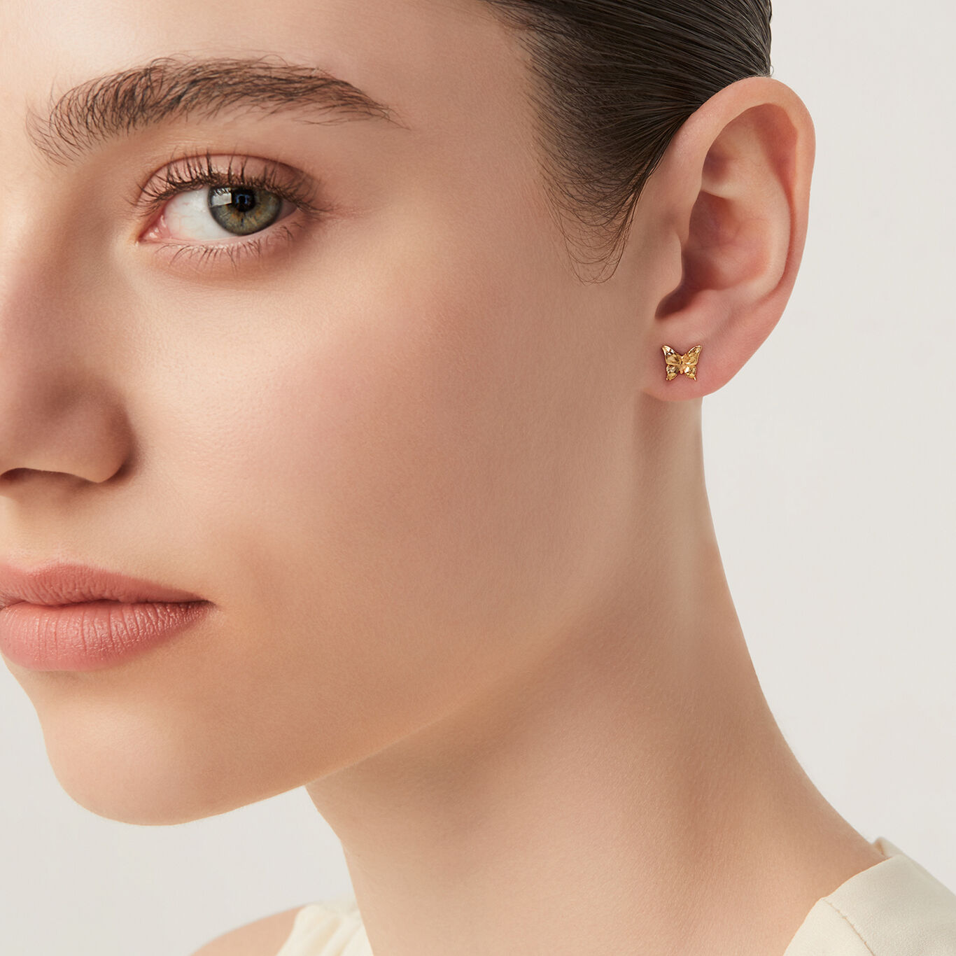 Butterfly Mini Earrings, Earrings in gold-plated Sterling Silver_image number 1_Giovanni Raspini